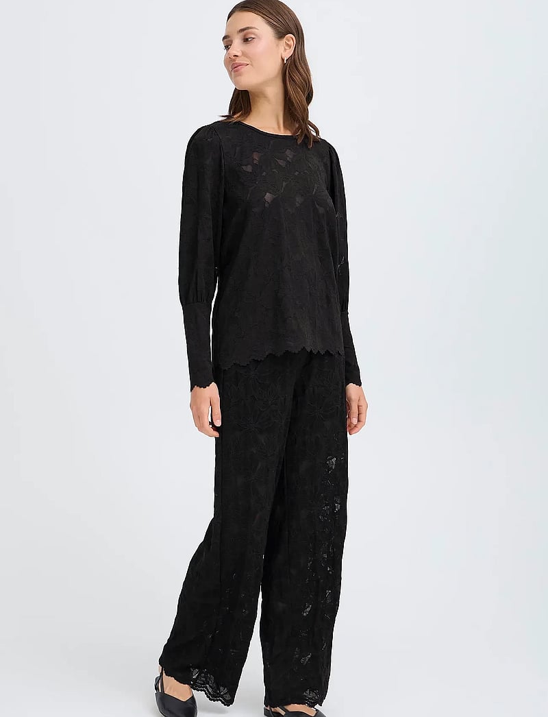 Fransa - FRMIRABELLA BL 2 - långärmade blusar - meteorite - 0