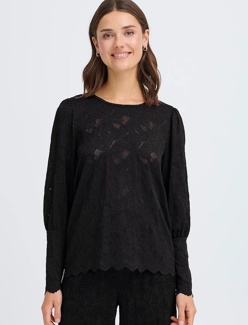 Fransa - FRMIRABELLA BL 2 - långärmade blusar - meteorite - 3