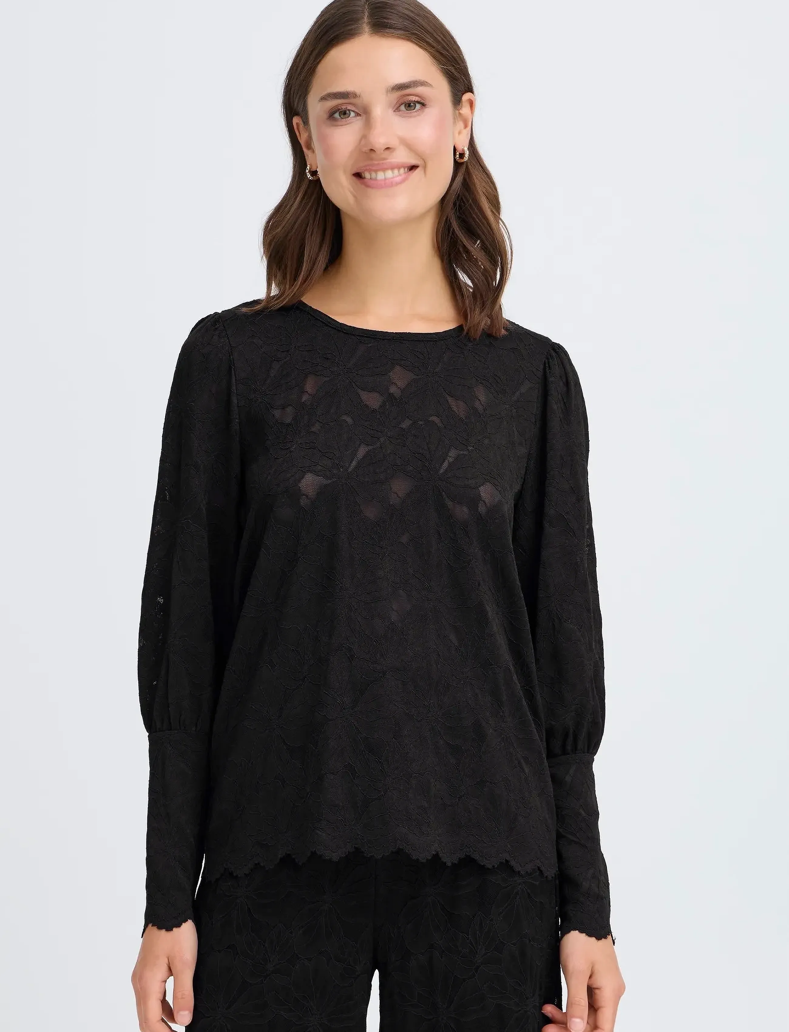 Fransa - FRMIRABELLA BL 2 - long-sleeved blouses - meteorite - 3