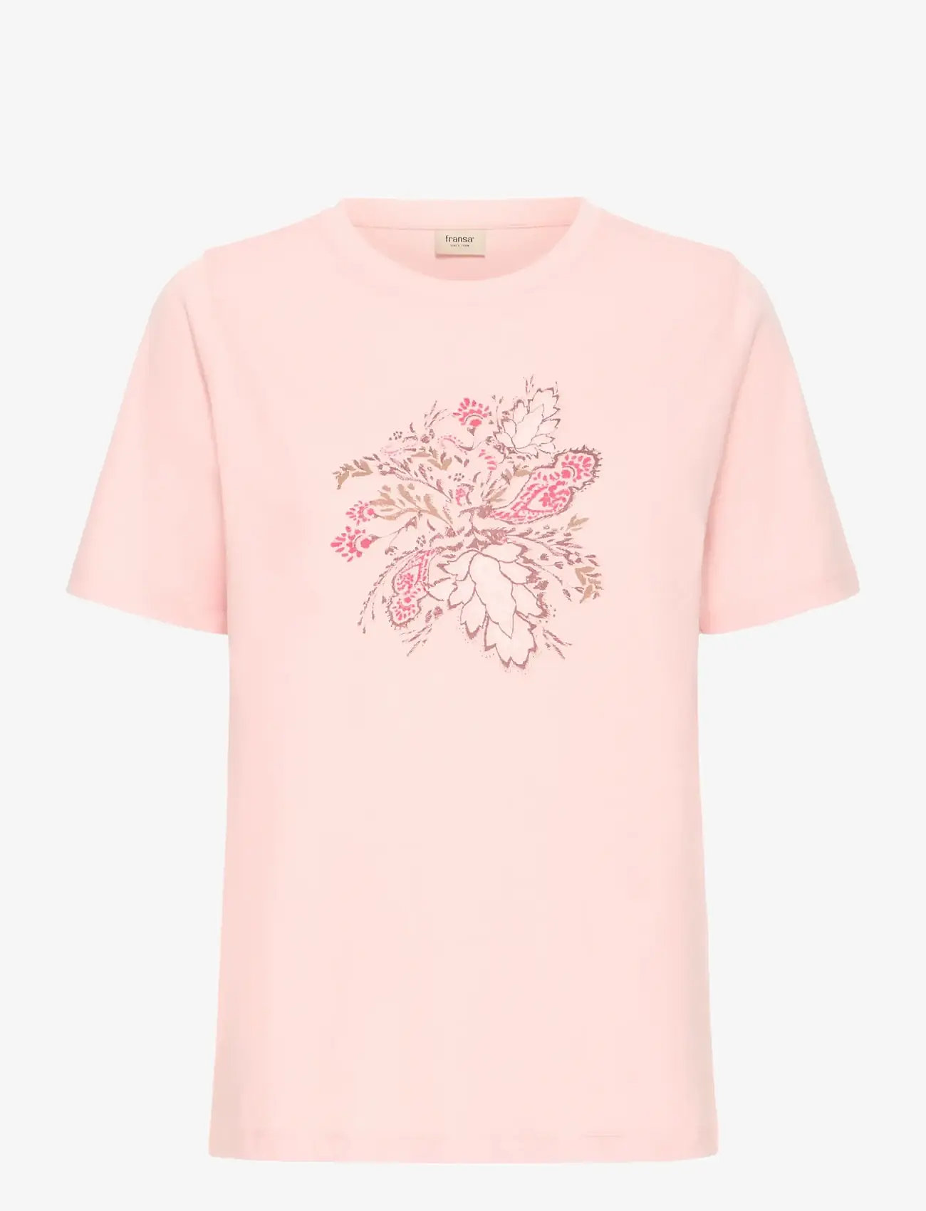 Fransa - FRFELICIA TEE 1 - t-shirts - lotus multi - 1