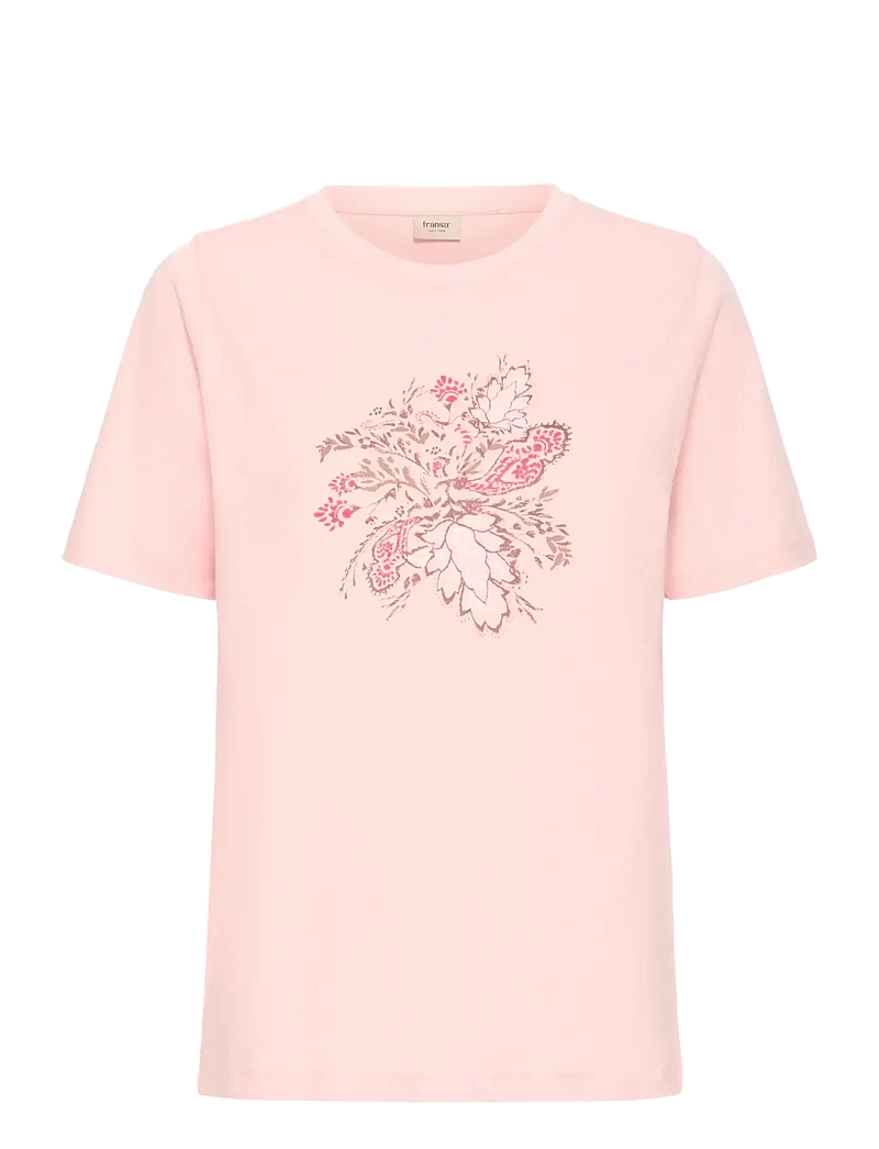 Fransa - FRFELICIA TEE 1 - t-shirts - lotus multi - 1