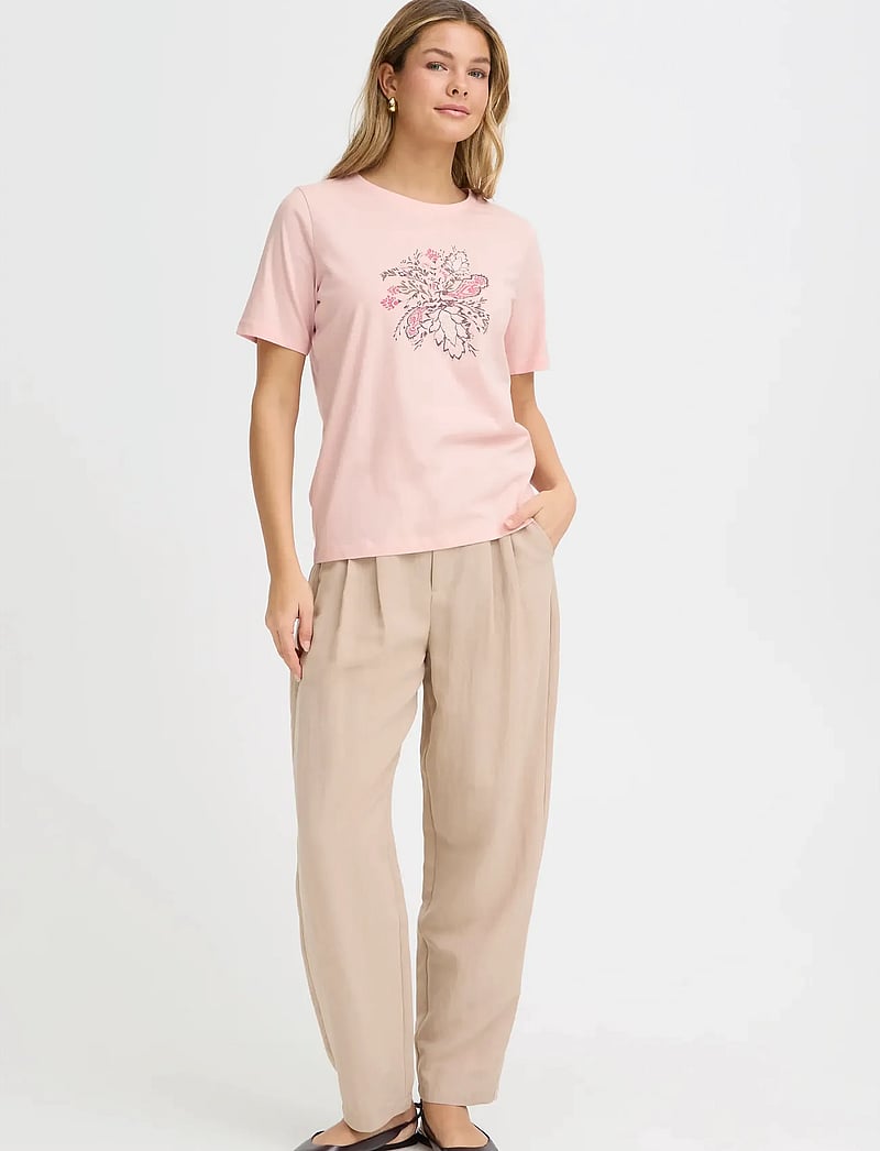 Fransa - FRFELICIA TEE 1 - t-shirts - lotus multi - 0