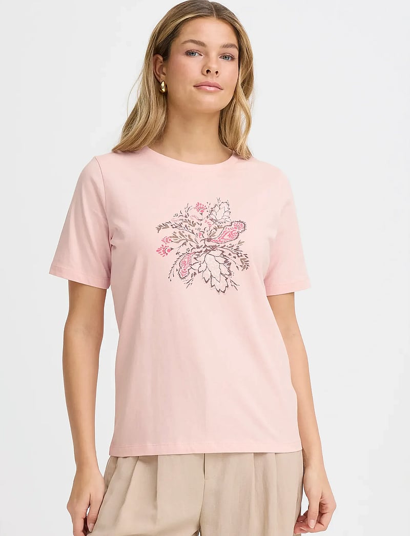 Fransa - FRFELICIA TEE 1 - t-shirts - lotus multi - 3