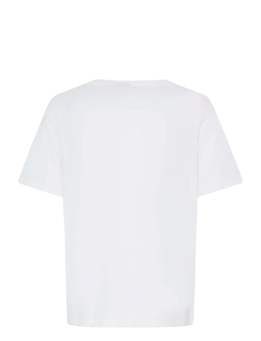 Fransa - FRFELICIA TEE 1 - t-shirts - whisper white multi - 2
