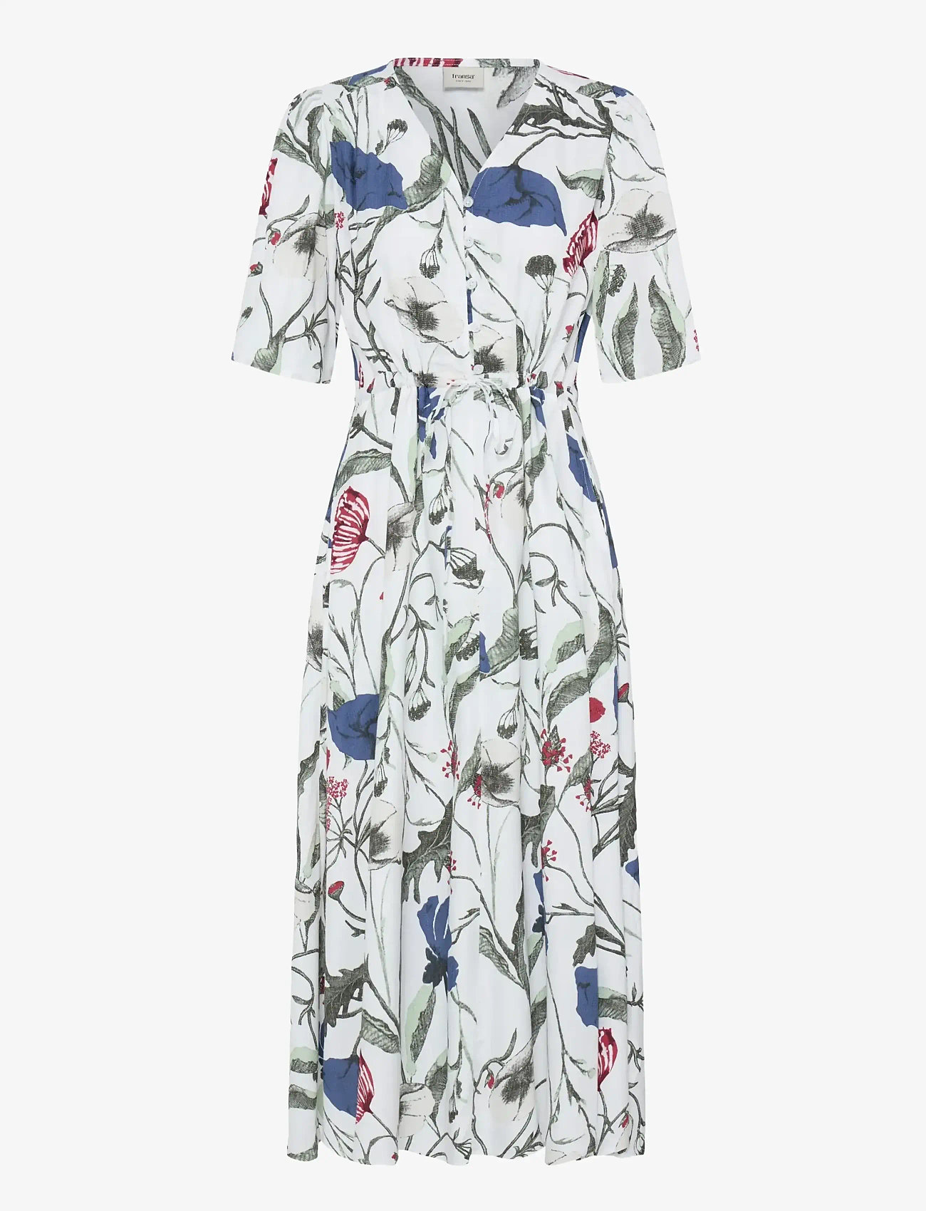 Fransa - FRLAYA DR 1 - sommerkleider - blue red floral - 1