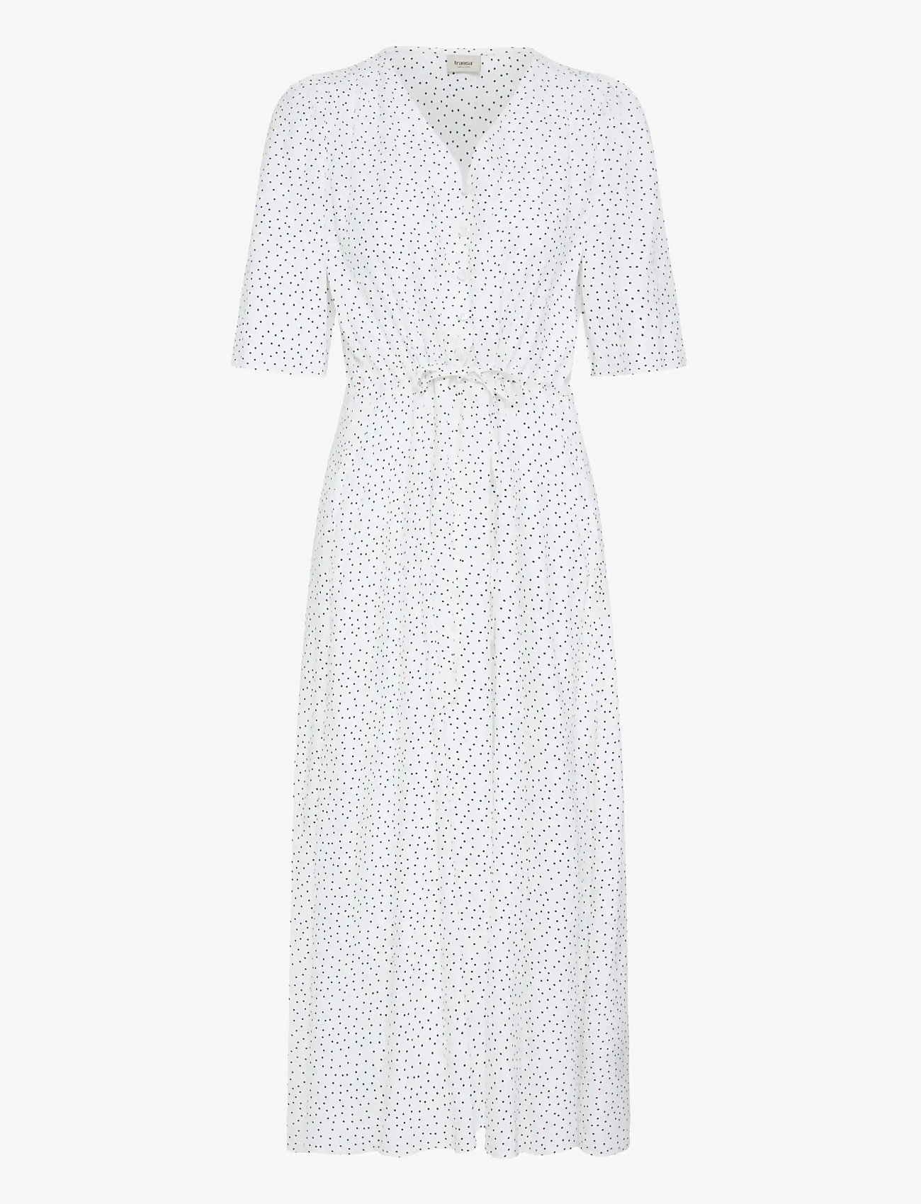 Fransa - FRLAYA DR 1 - summer dresses - dot dots black - 1