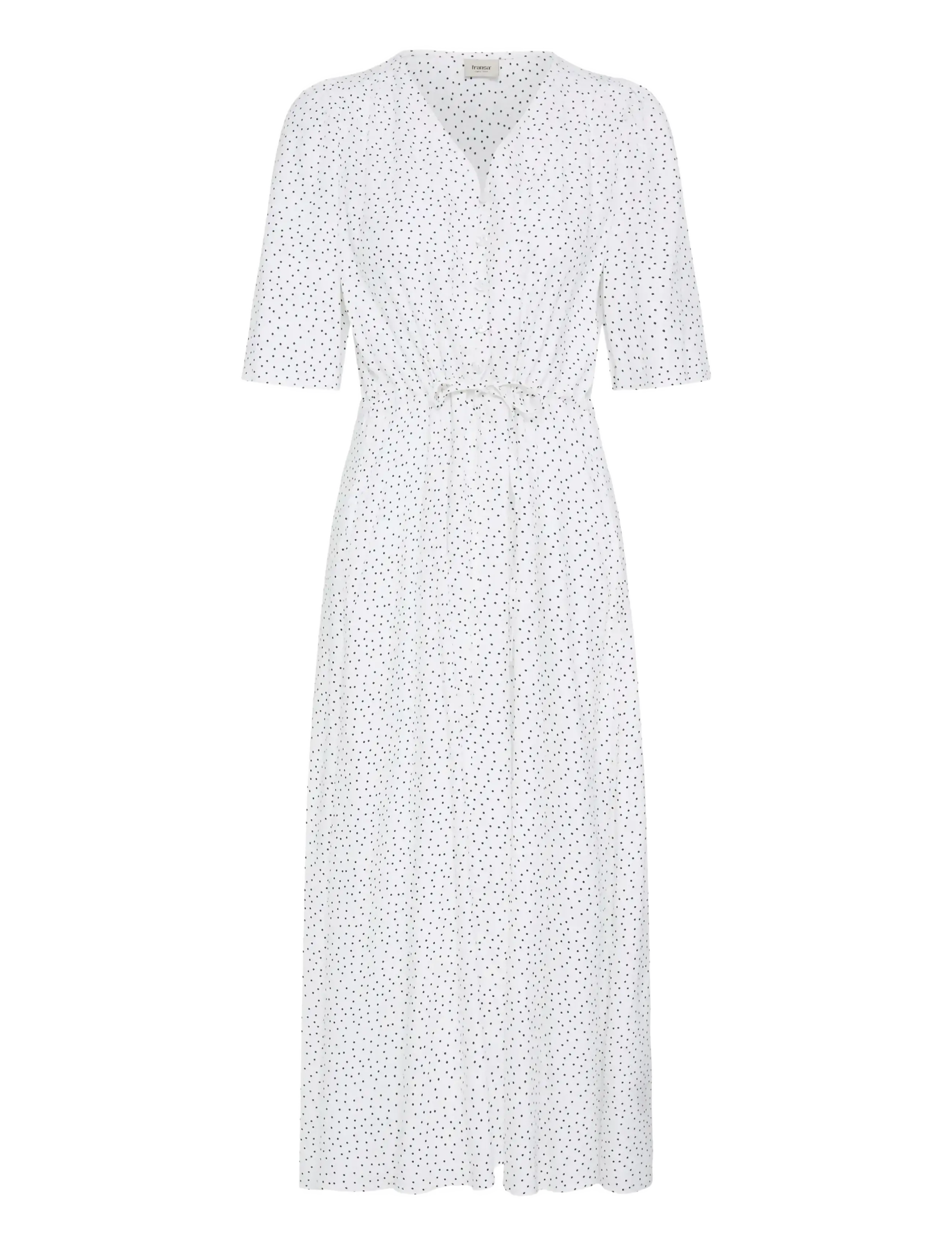 Fransa FRLAYA DR 1 - Kleidid - DOT DOTS BLACK / white