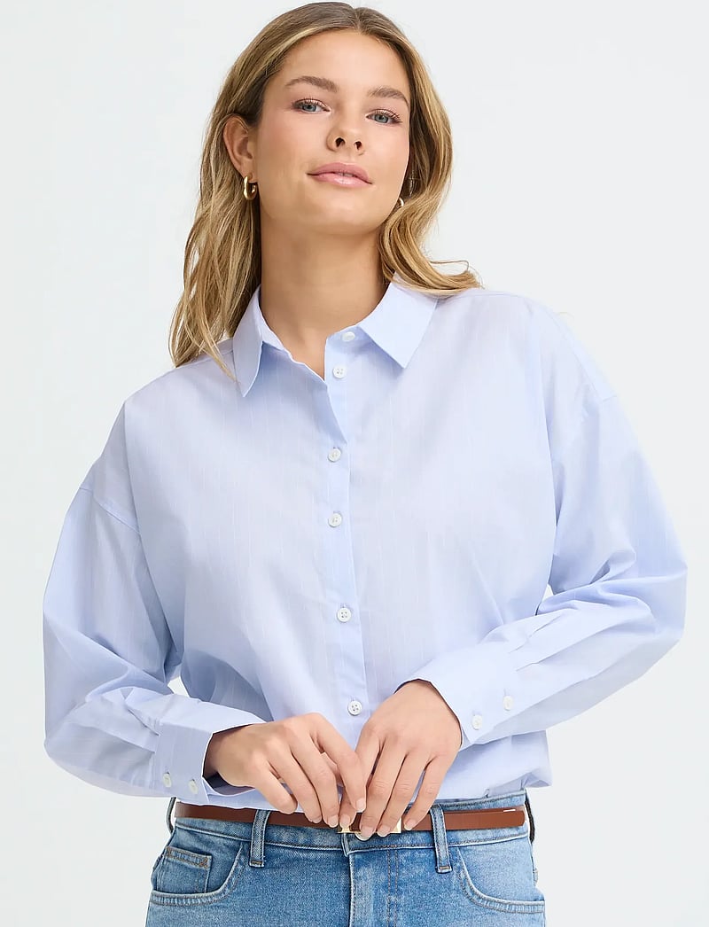 Fransa - FRZANE SH 1 - langærmede skjorter - hydrangea stripe - 3