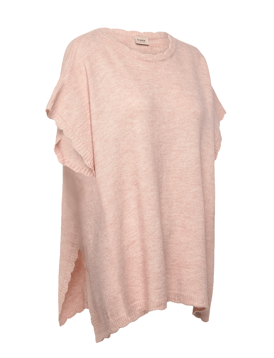Fransa - FRELISE PONCHO 1 - ponchos & capes - rose smoke - 2