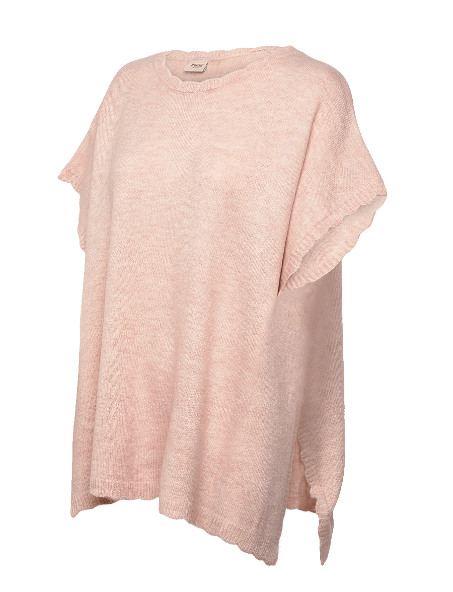 Fransa - FRELISE PONCHO 1 - ponchos & capes - rose smoke - 3