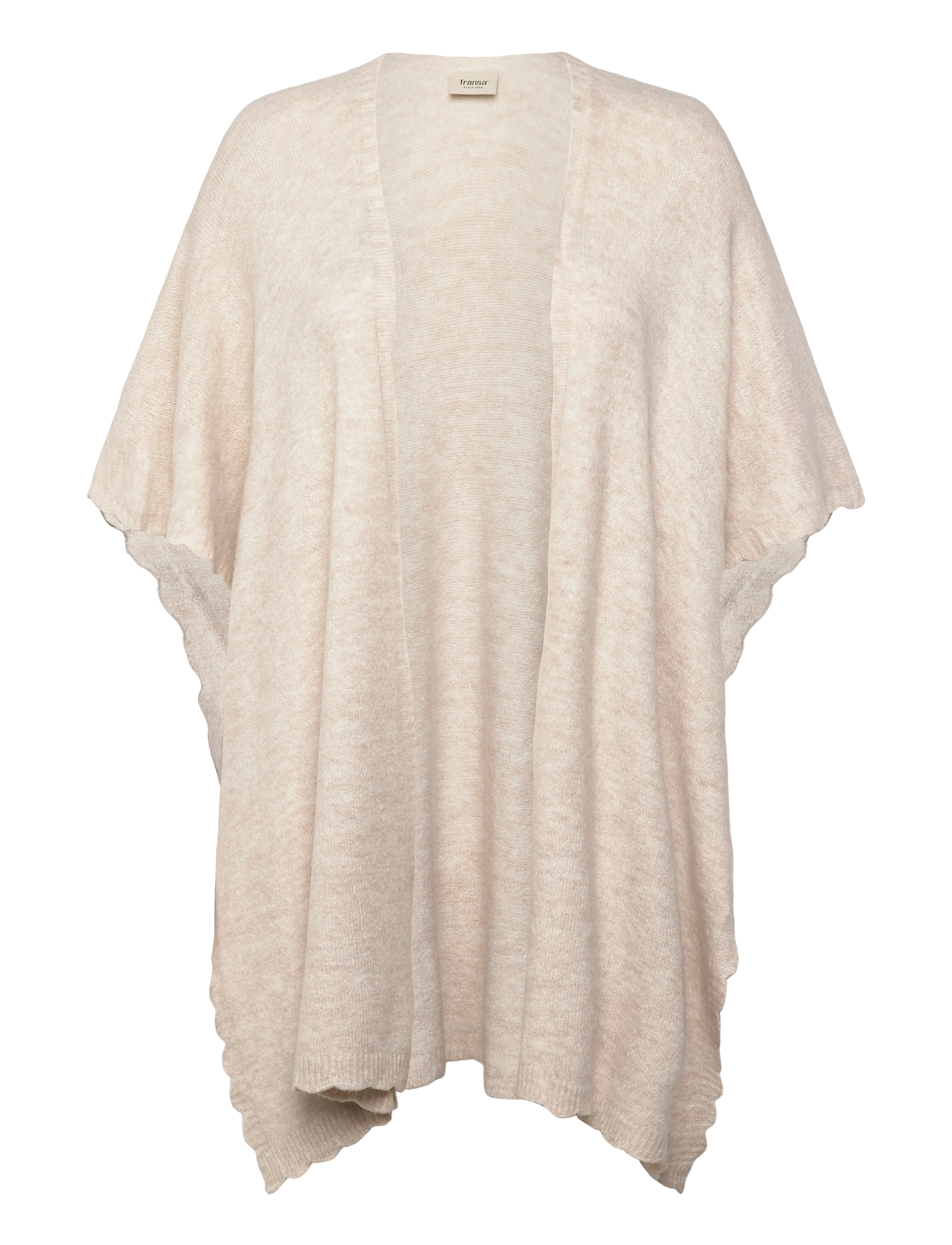 Fransa FRELISE SHAWL 1 - Kudumid - OATMEAL MELANGE / beige