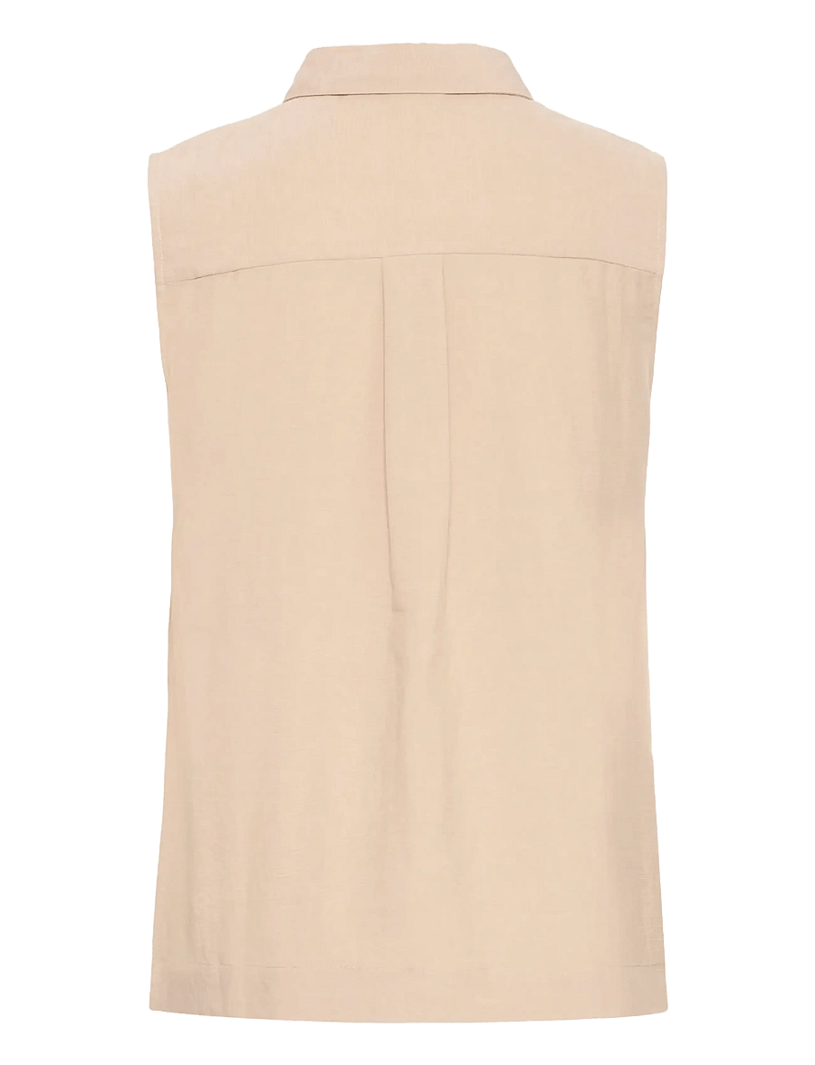 Fransa - FRADAH BL 1 - short-sleeved shirts - savannah tan - 2