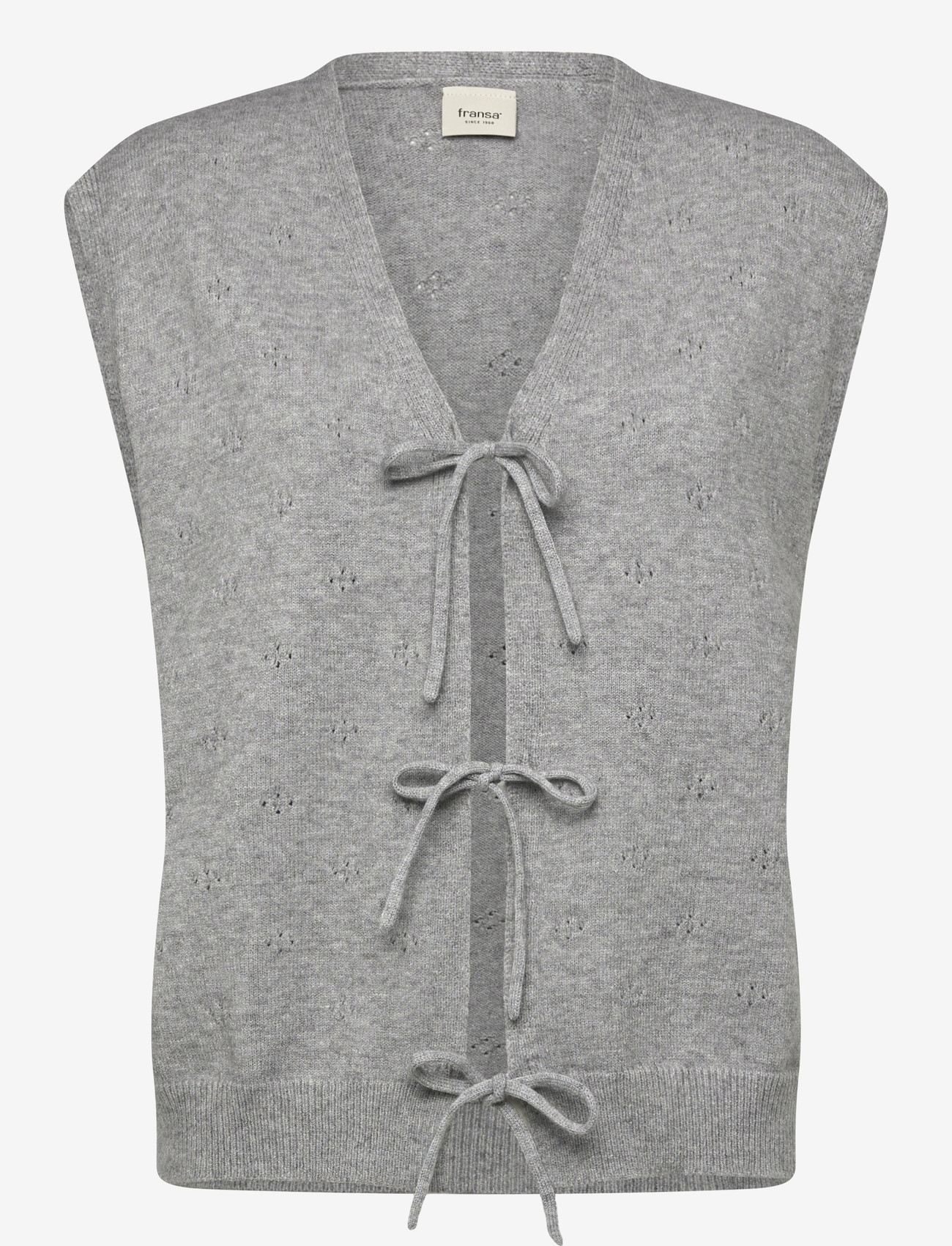 Fransa - FRNEDLA WA 1 - kootud vestid - light gray melange - 0