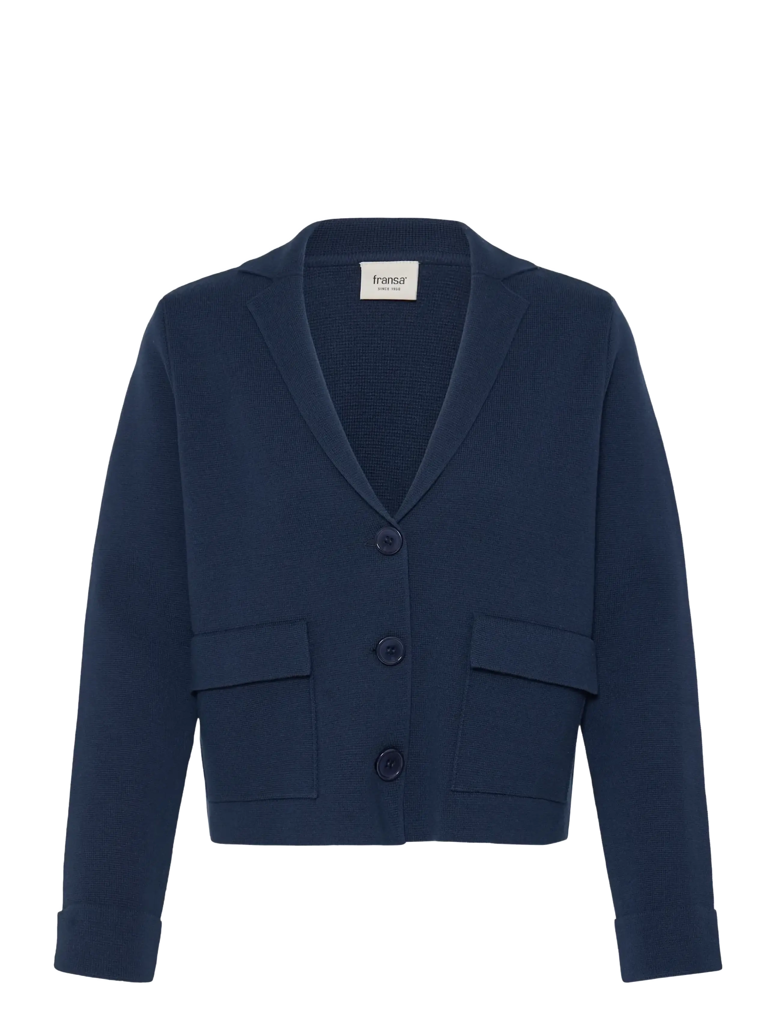 Fransa FRITA CAR 10 - Cardigans - NAVY BLAZER / navy