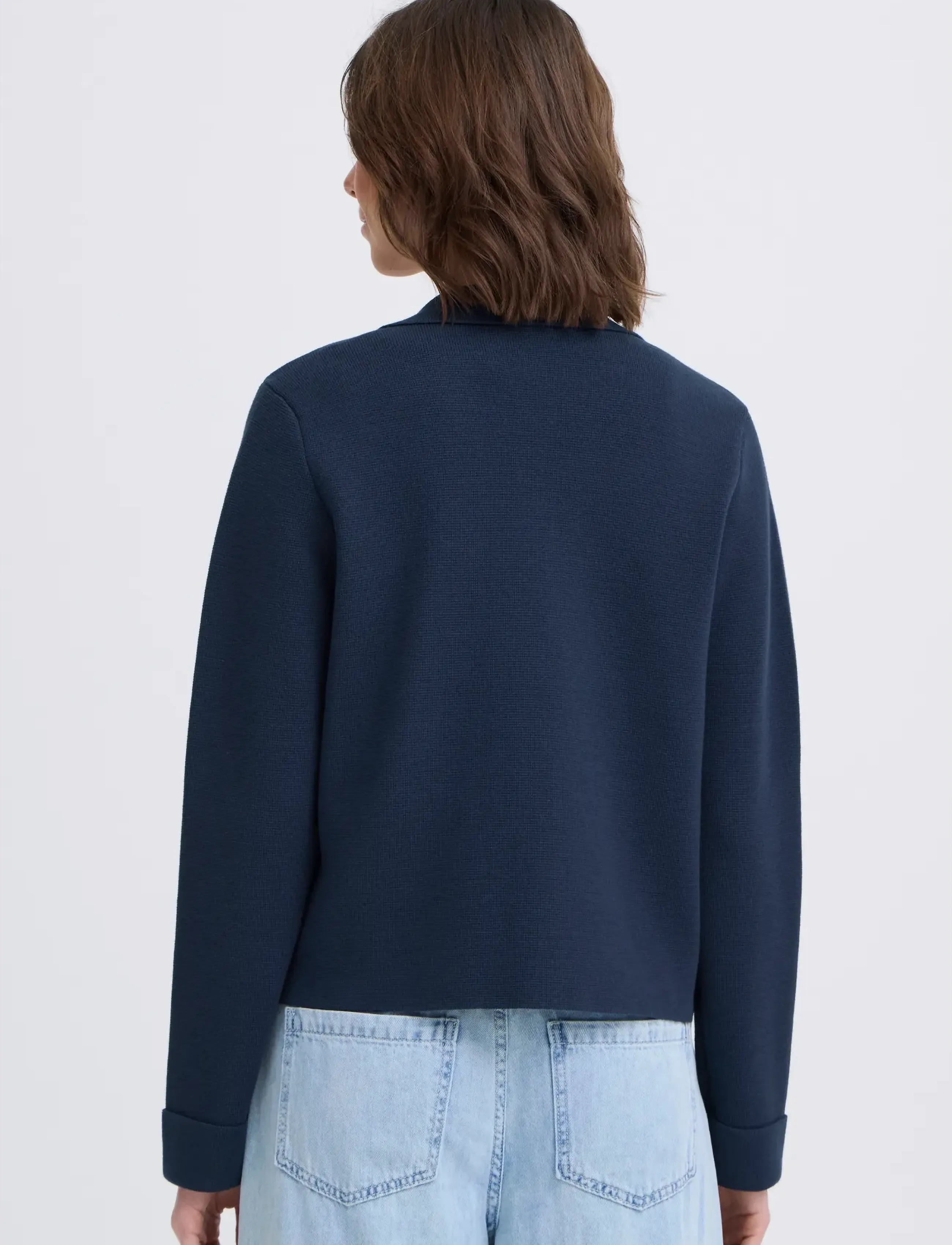 Fransa - FRITA CAR 10 - cardigans - navy blazer - 4