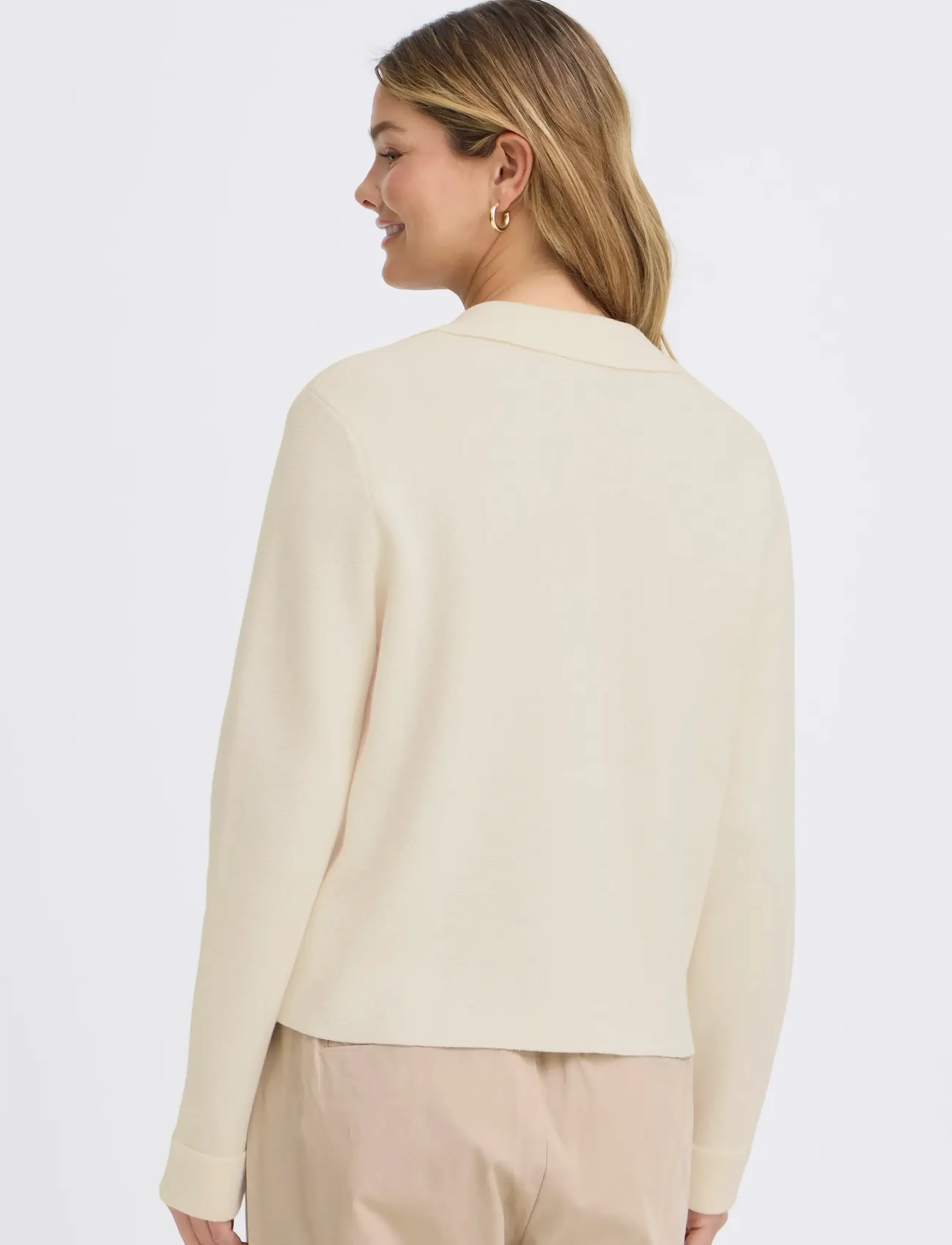 Fransa - FRITA CAR 10 - cardigans - whisper white - 4