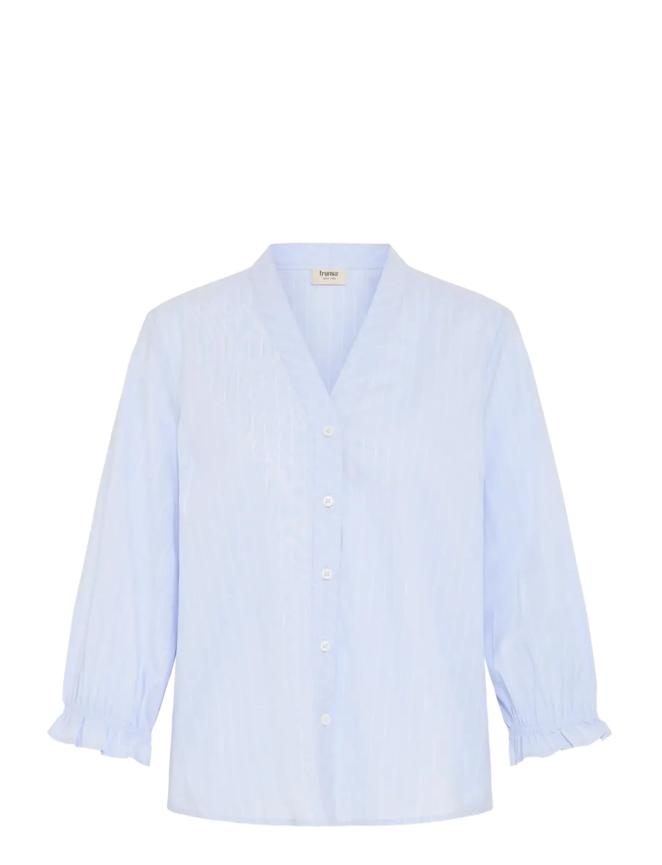 Fransa FRZANE SH 2 - Blusar & Skjortor - HYDRANGEA STRIPE / blue