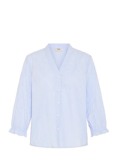 Fransa FRZANE SH 2 - Blusen & Hemden - HYDRANGEA STRIPE / blue