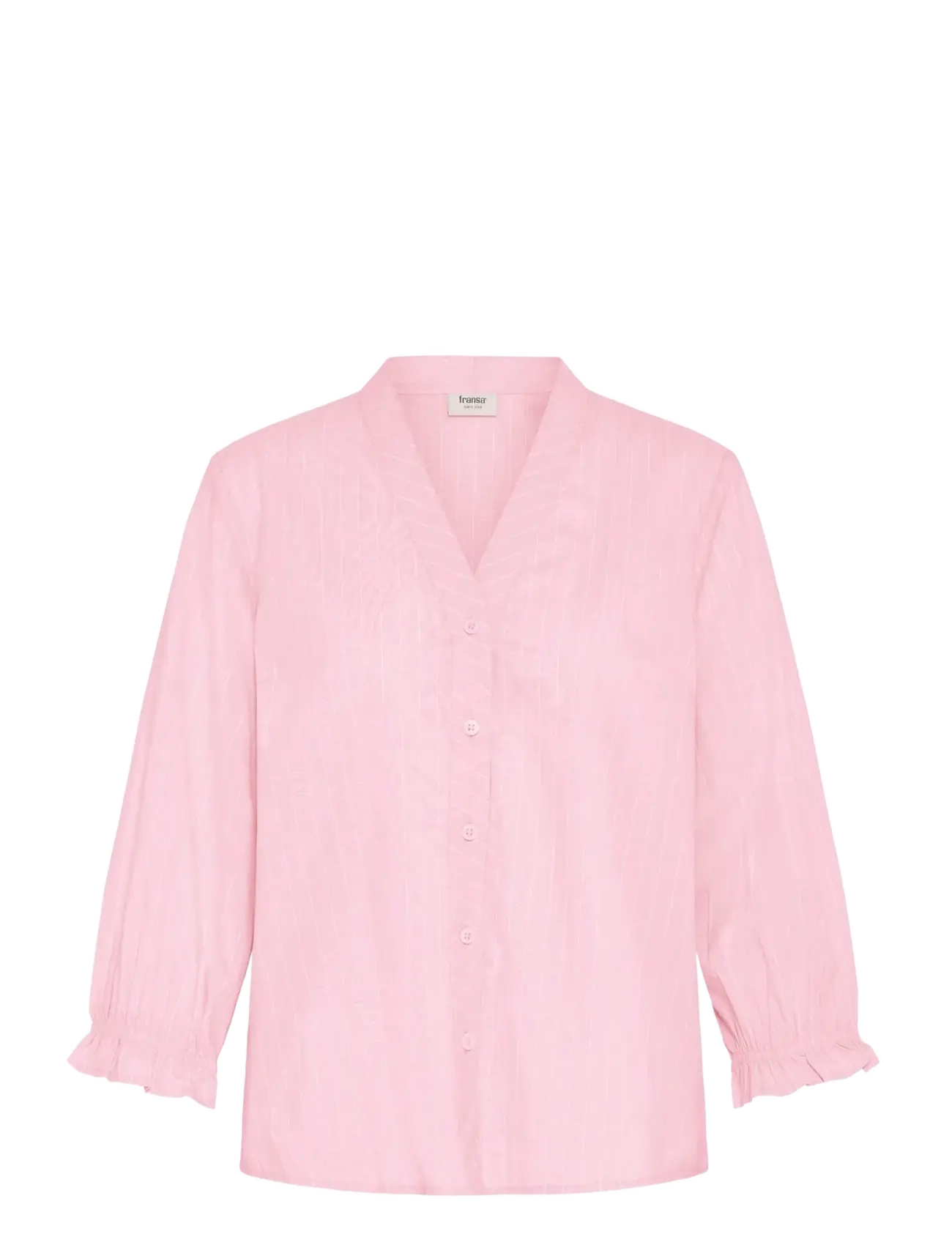 Fransa FRZANE SH 2 - Fransa - LOTUS W. WHITE STRIPE / pink/rose