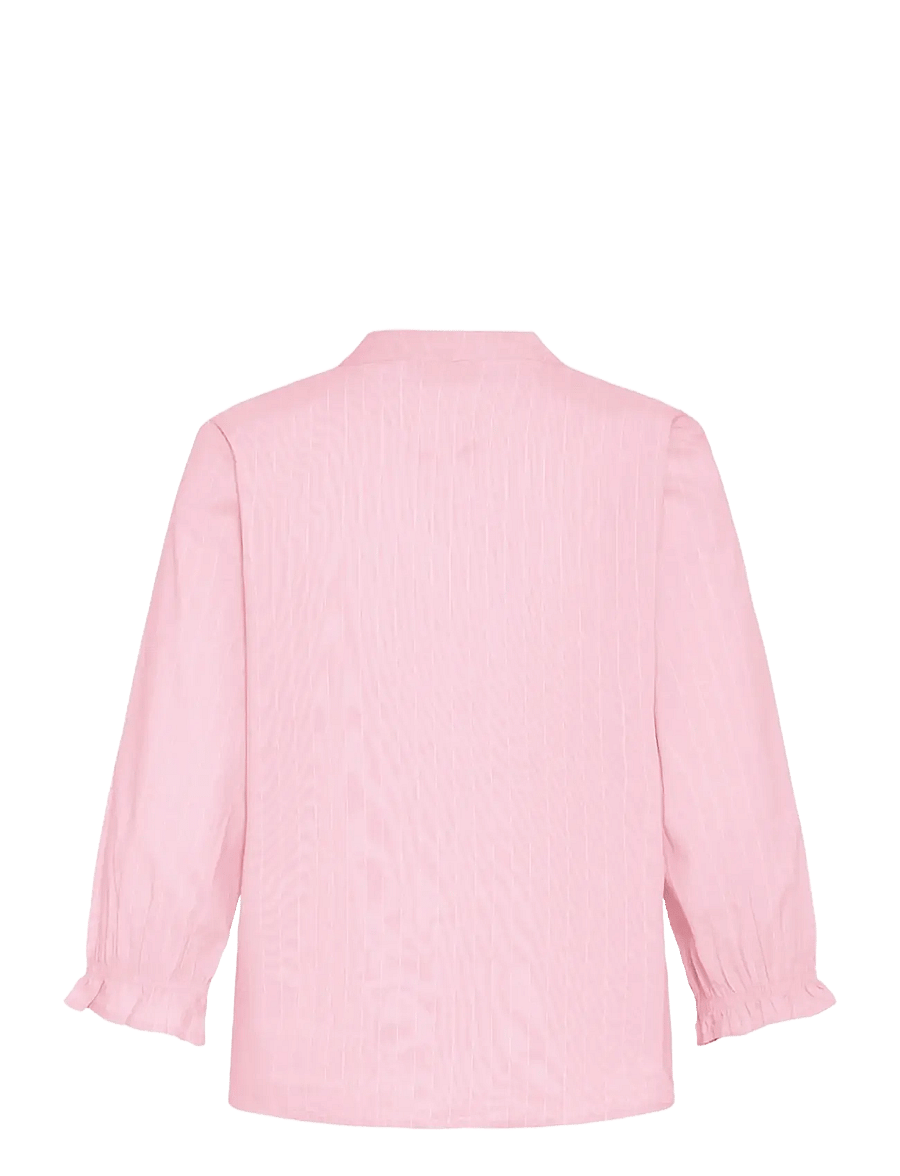Fransa - FRZANE SH 2 - long-sleeved shirts - lotus w. white stripe - 2