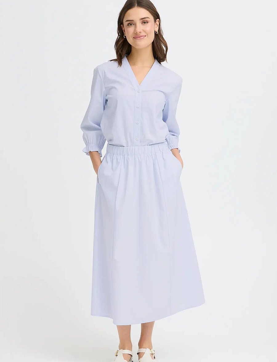 Fransa - FRZANE SK 1 - midi kjolar - hydrangea stripe - 0