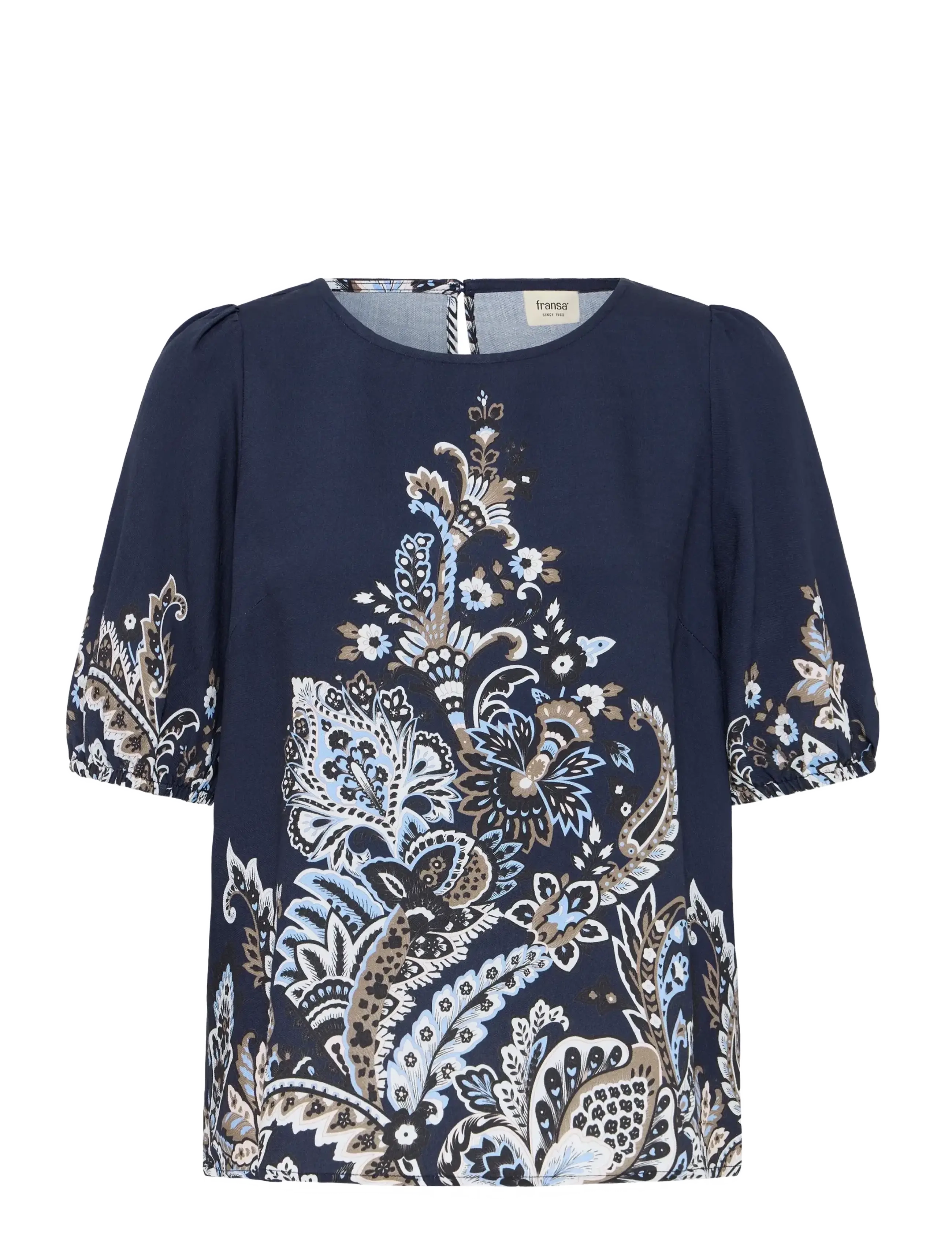 Fransa FRADARA BL 4 - Bluser & Skjorter - NAVY BLAZER PAISLEY / navy