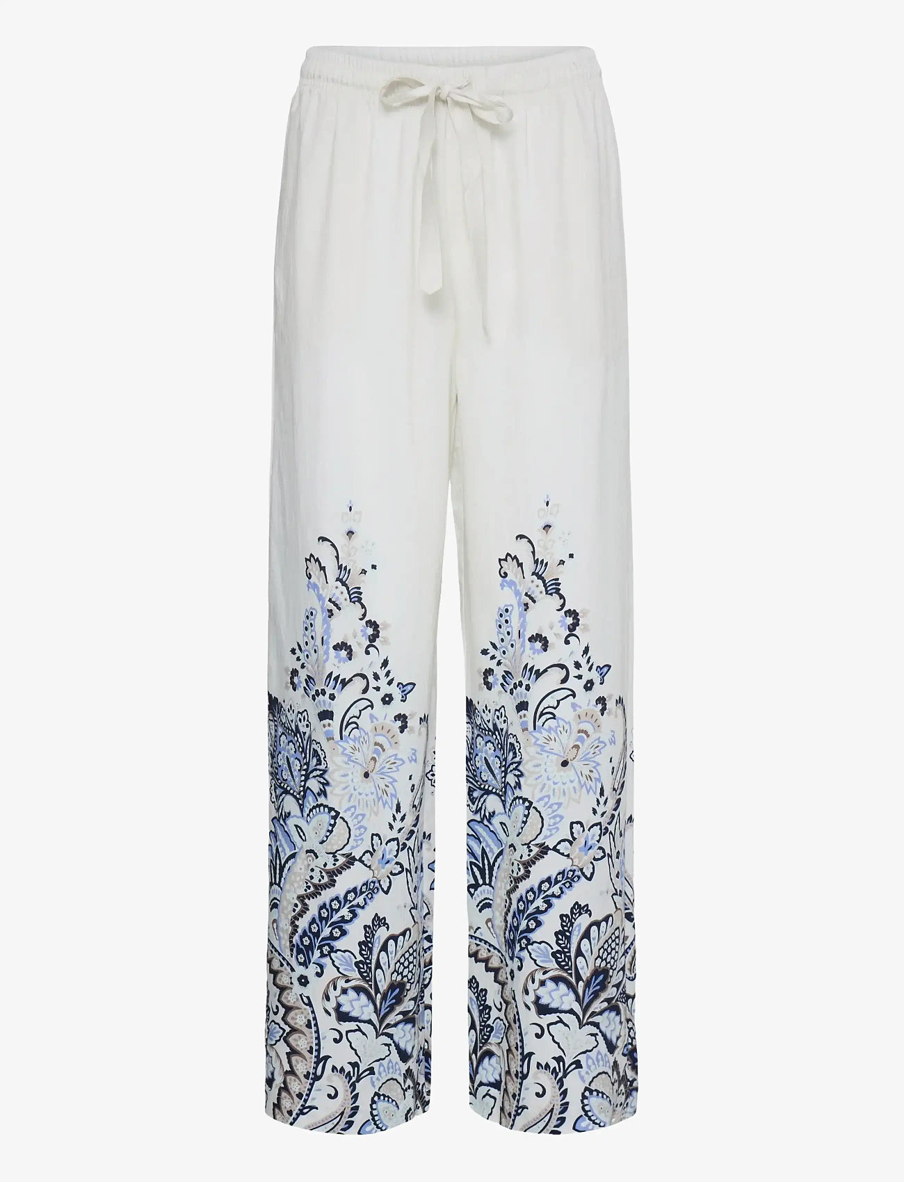 Fransa - FRADARA PA 1 - straight leg hosen - blue paisley - 1