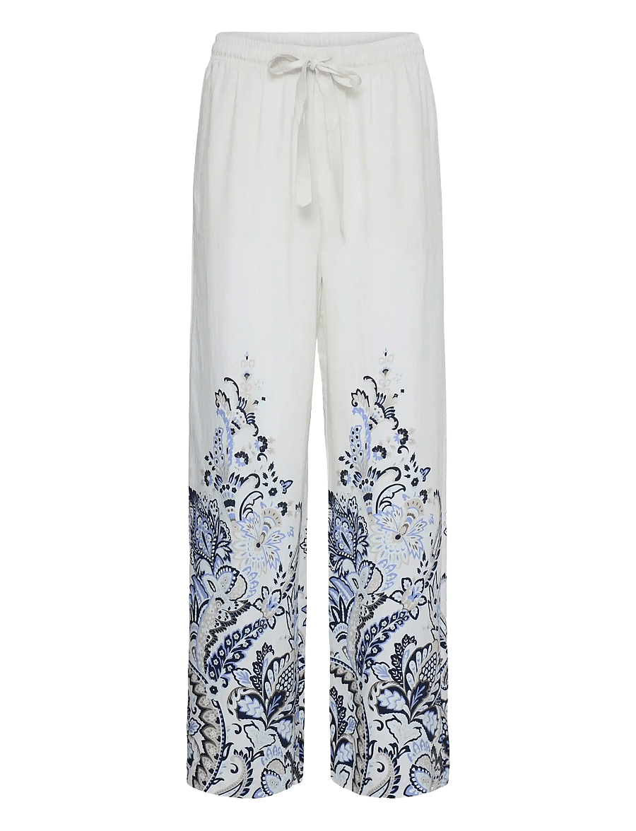 Fransa - FRADARA PA 1 - bukser med lige ben - blue paisley - 1