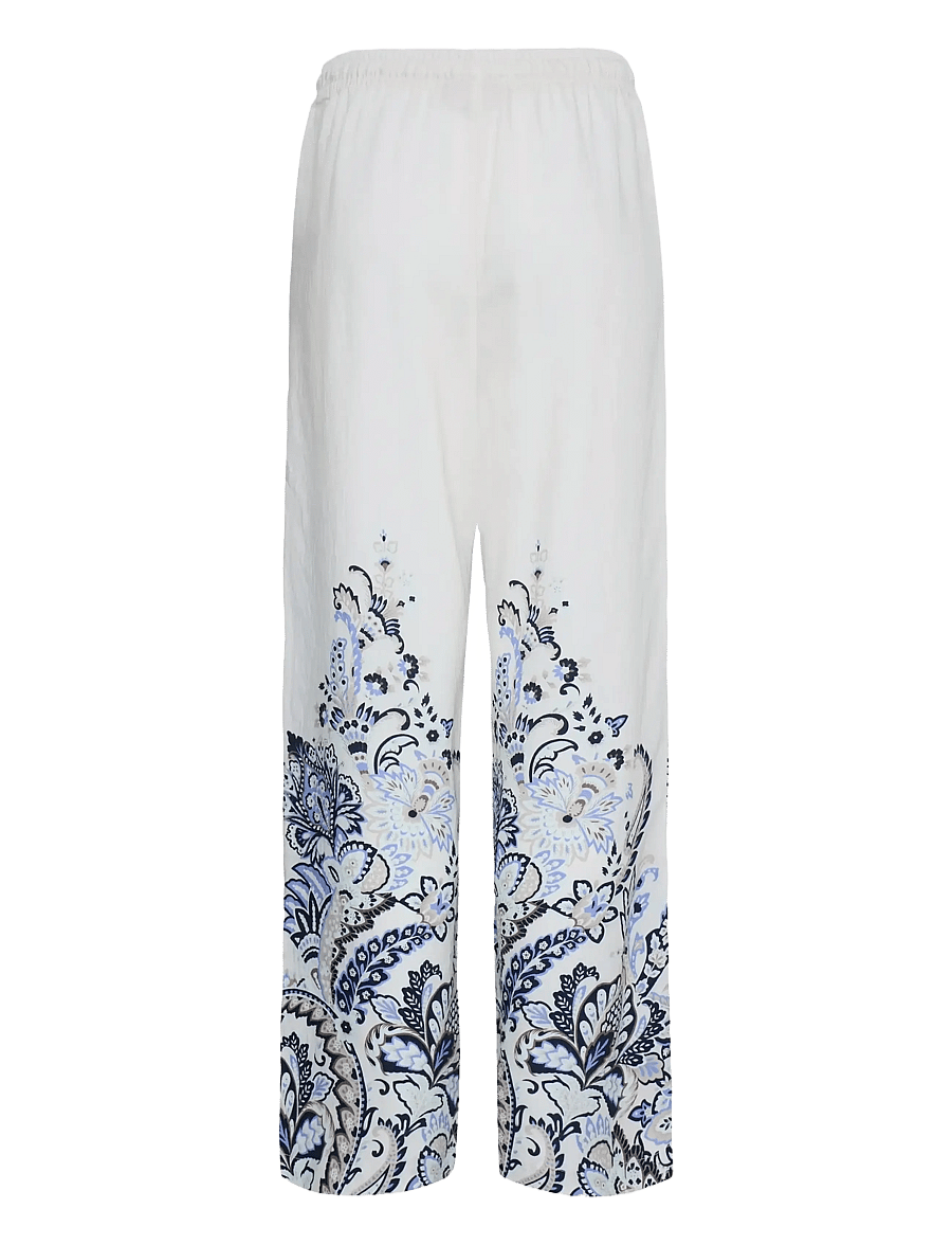 Fransa - FRADARA PA 1 - bukser med lige ben - blue paisley - 2