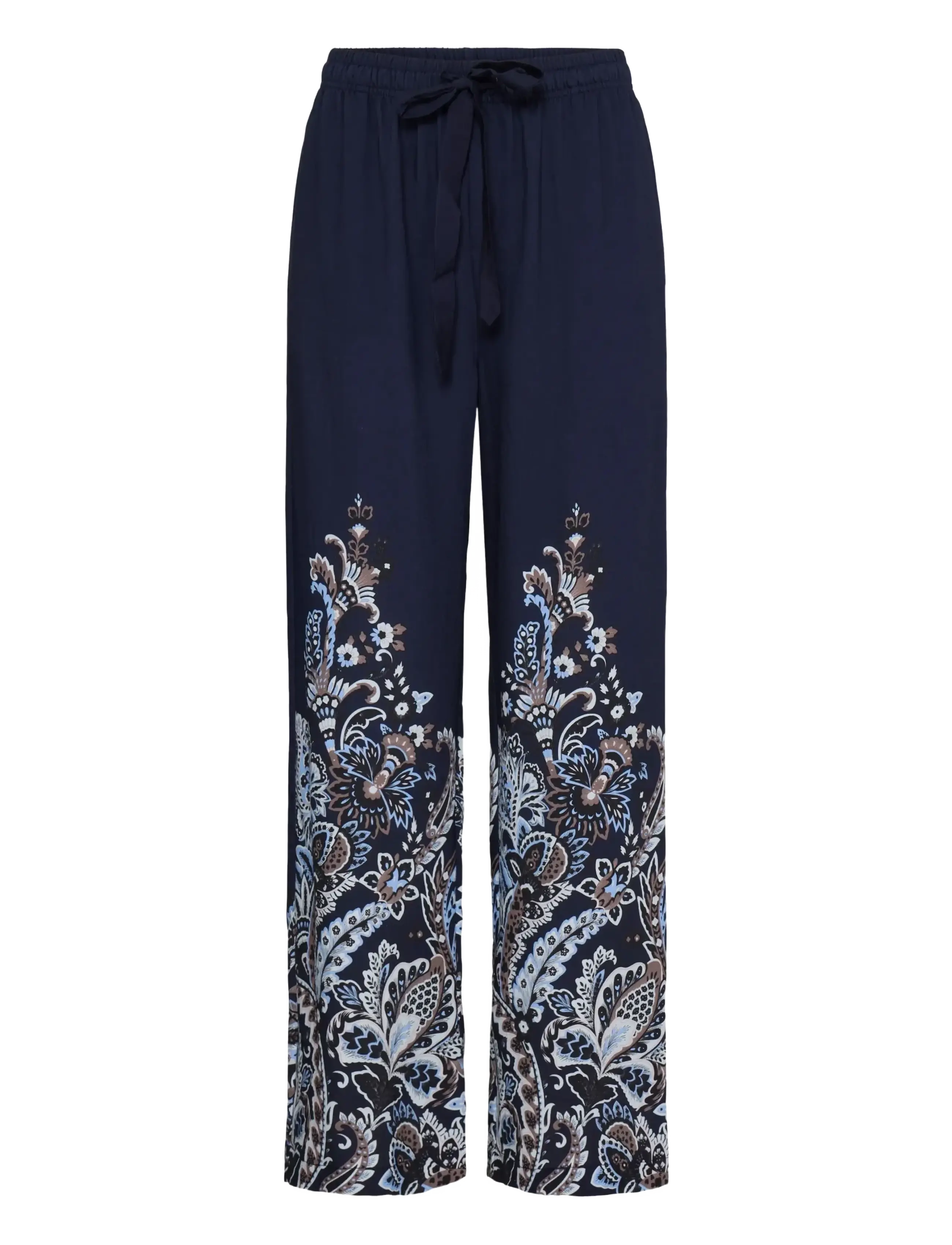 Fransa FRADARA PA 1 - Bukser - NAVY BLAZER PAISLEY / navy