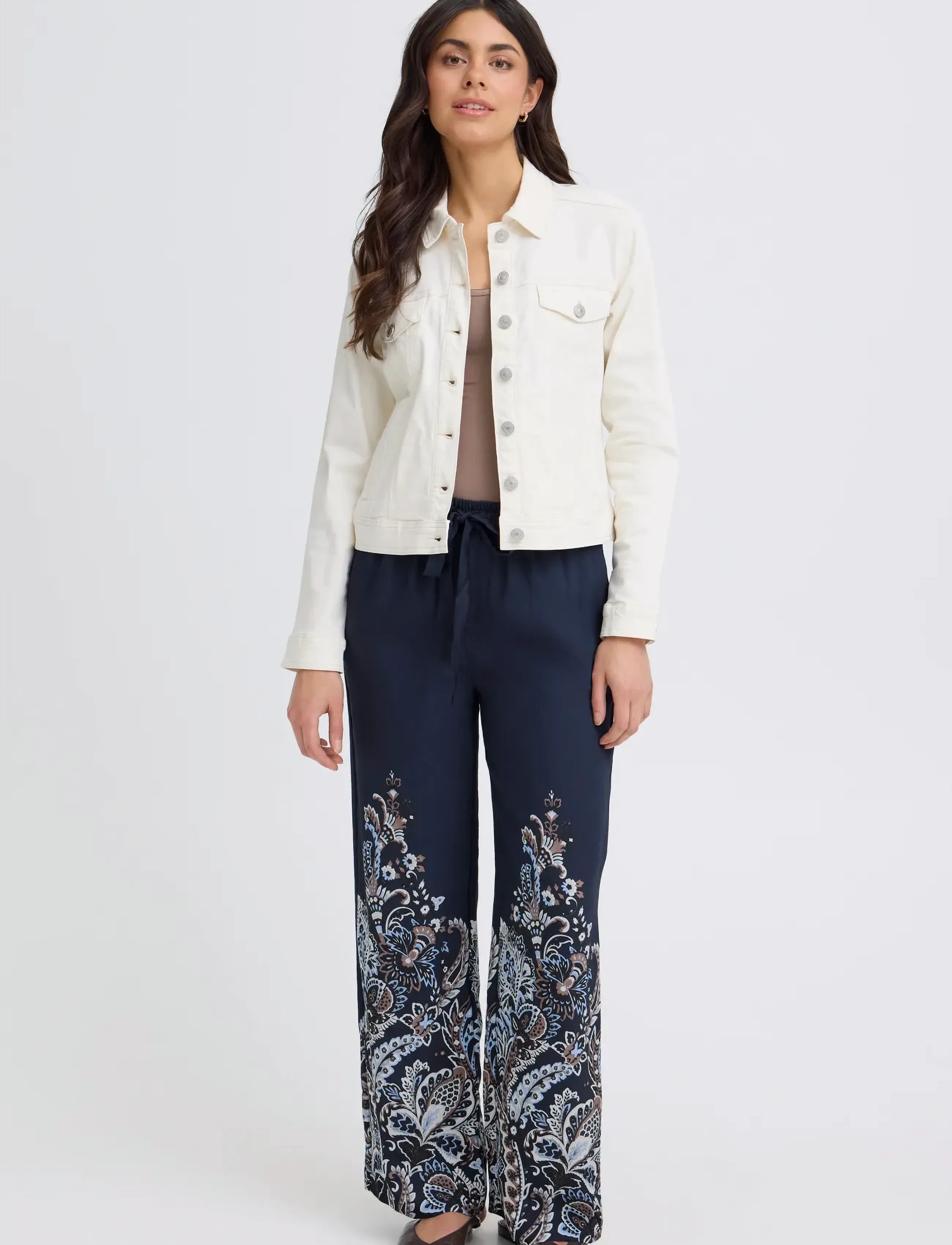 Fransa FRADARA PA 1 - Fransa - NAVY BLAZER PAISLEY / navy