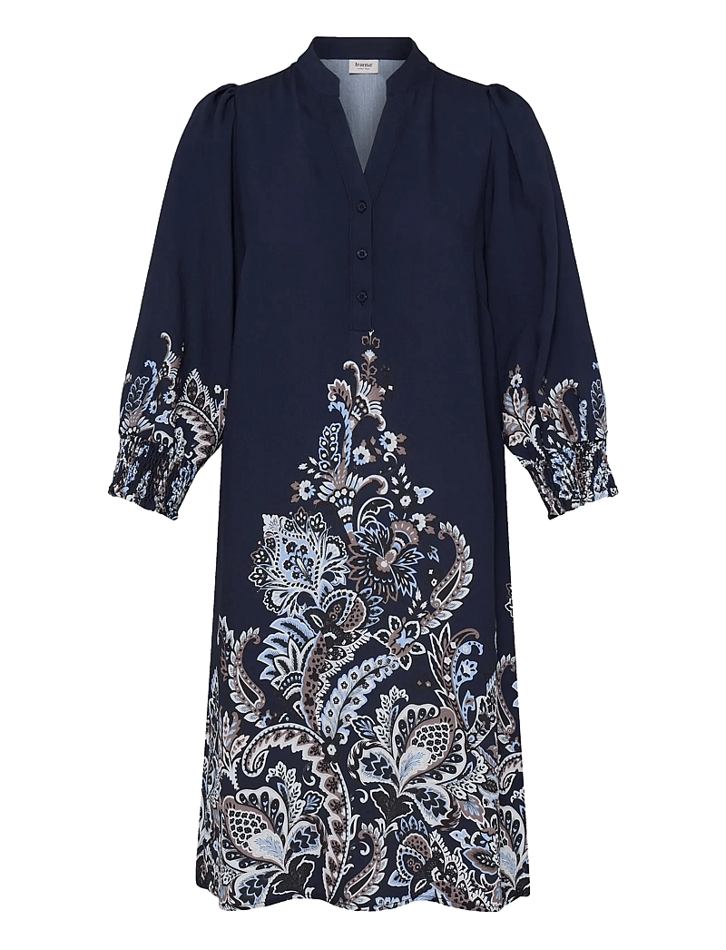 Fransa - FRADARA DR 2 - sommerkleider - navy blazer paisley - 1