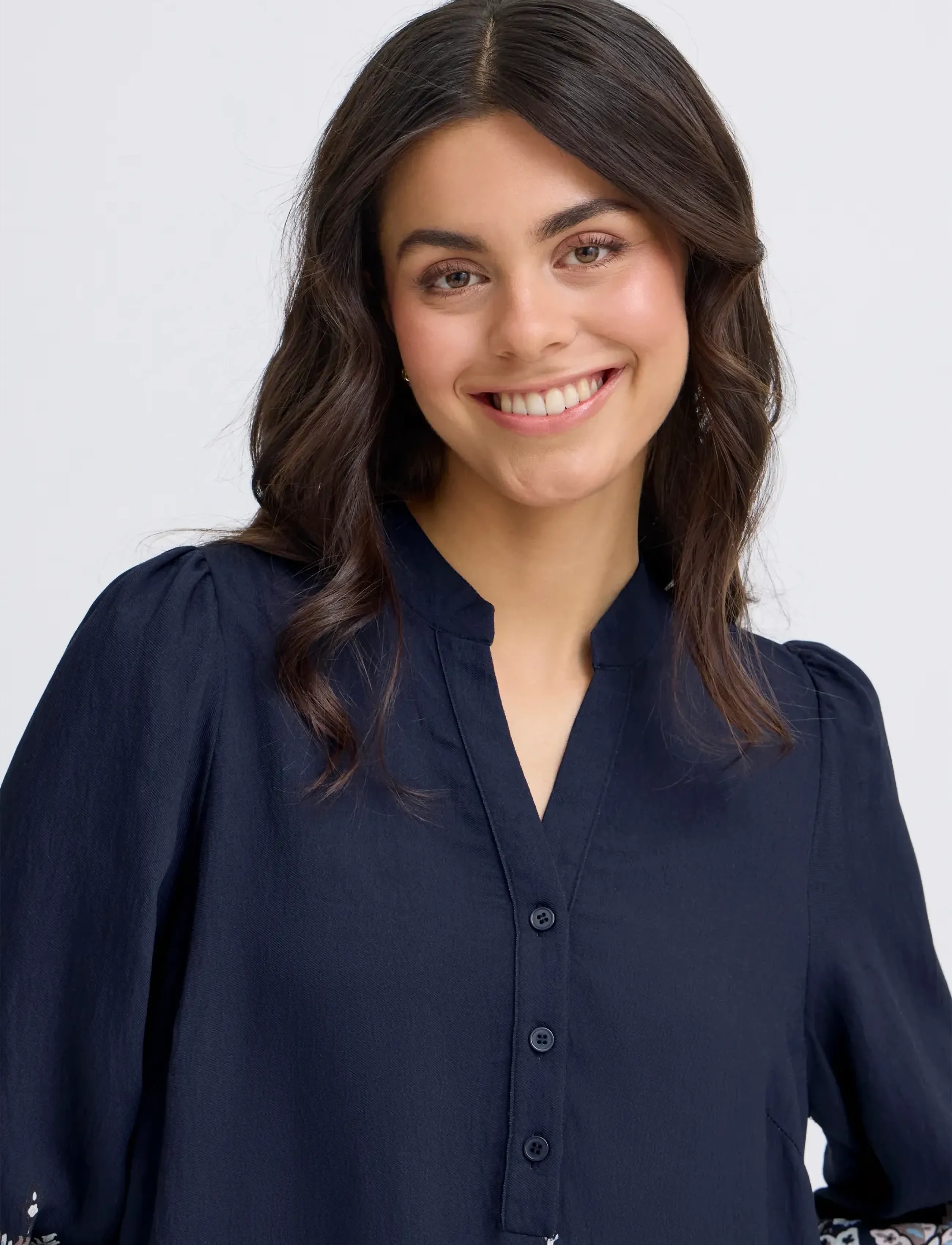 Fransa - FRADARA DR 2 - sommerkjoler - navy blazer paisley - 5