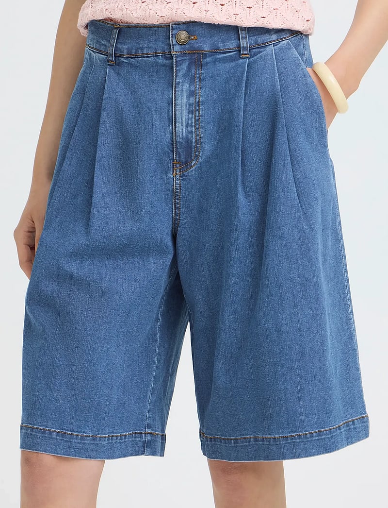 Fransa - FRCHICAGO SHO 1 - jorts - mid blue denim - 4