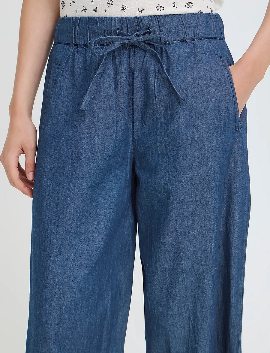 Fransa - FRLARISSA PA 3 - culottes - mid blue denim - 5