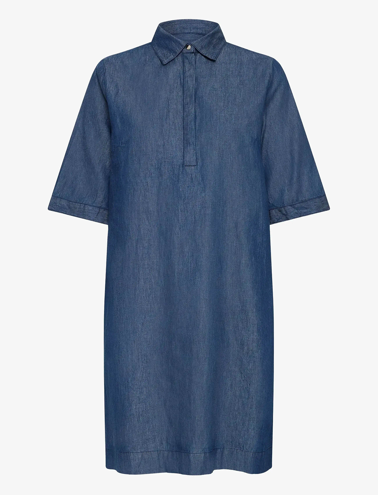 Fransa - FRLARISSA DR 5 - hemdkleider - mid blue denim - 1