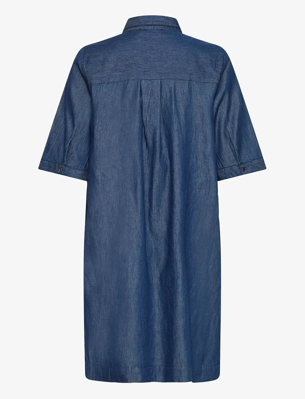 Fransa - FRLARISSA DR 5 - hemdkleider - mid blue denim - 2