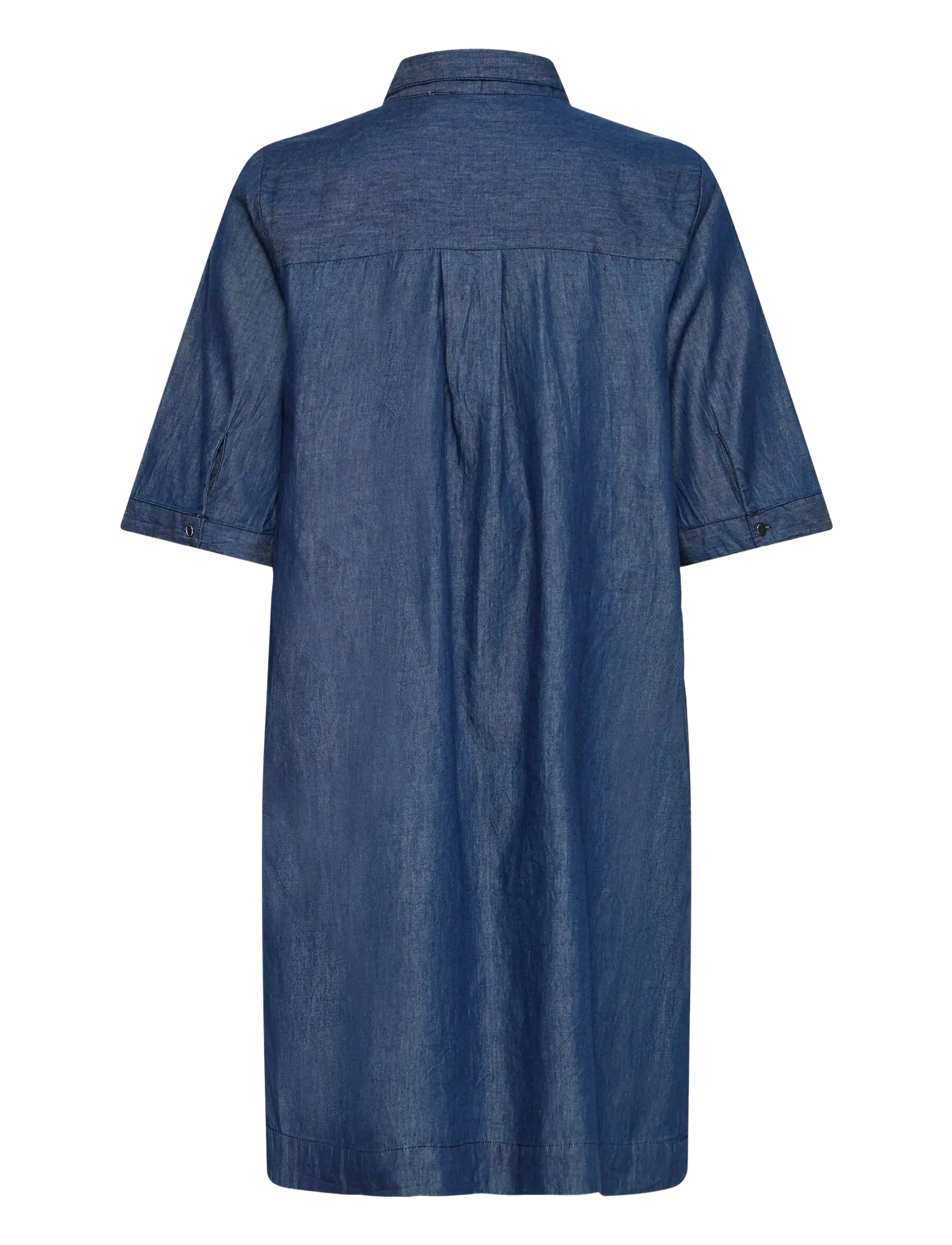 Fransa - FRLARISSA DR 5 - hemdkleider - mid blue denim - 2