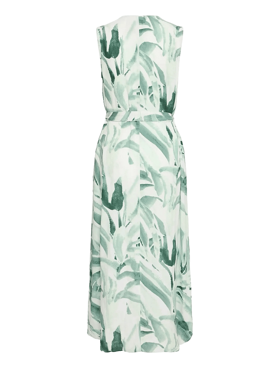 Fransa - FREASY DR 1 - sommarklänningar - green palm leaf - 2