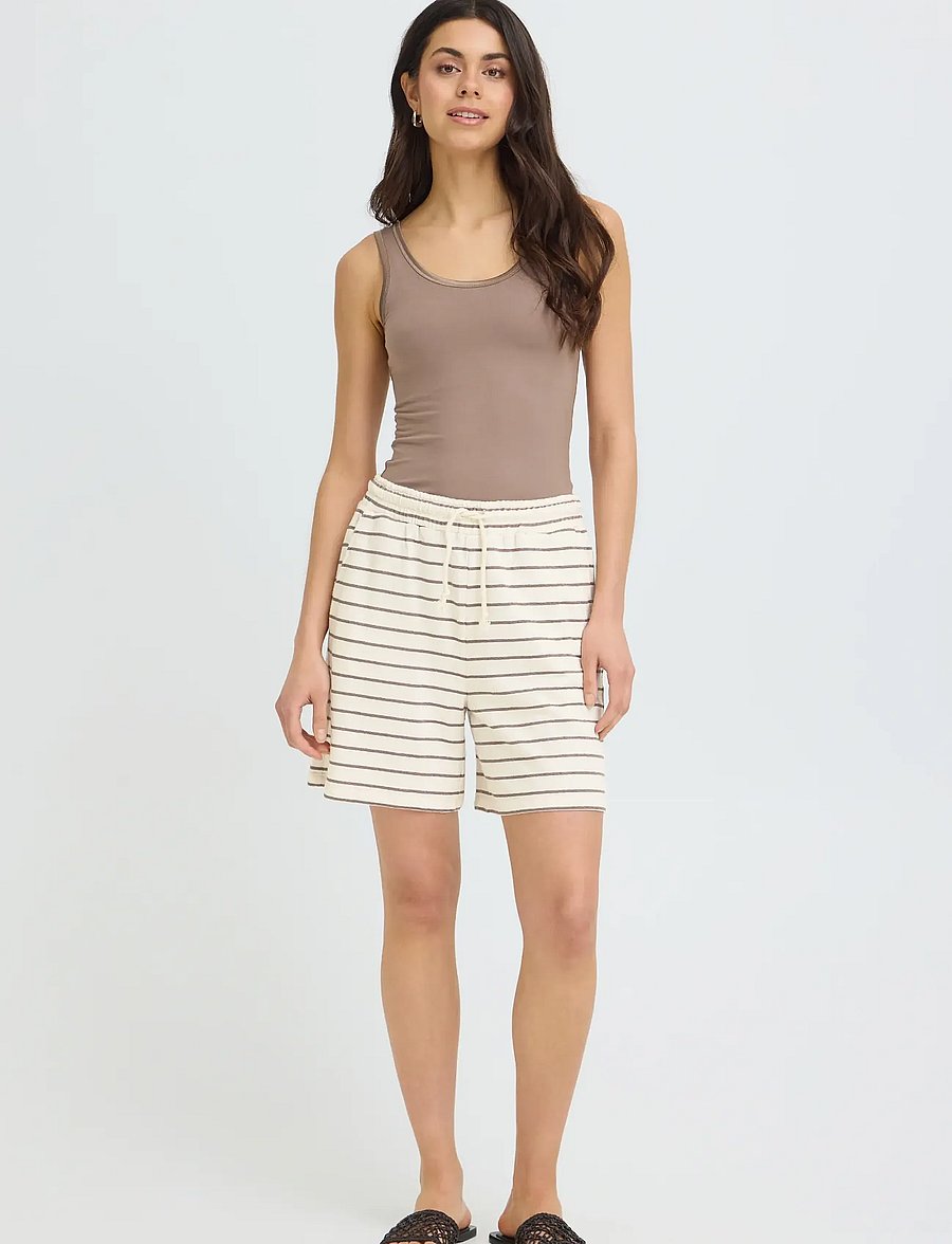 Fransa - FRFAUNA SHO 1 - sweatshorts - mountain stripe - 0