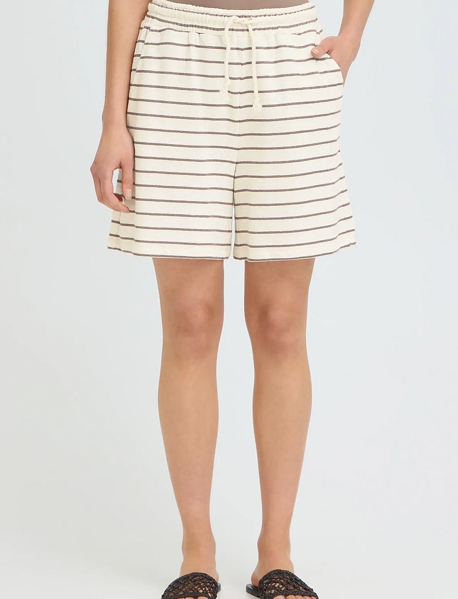 Fransa - FRFAUNA SHO 1 - sweatshorts - mountain stripe - 3