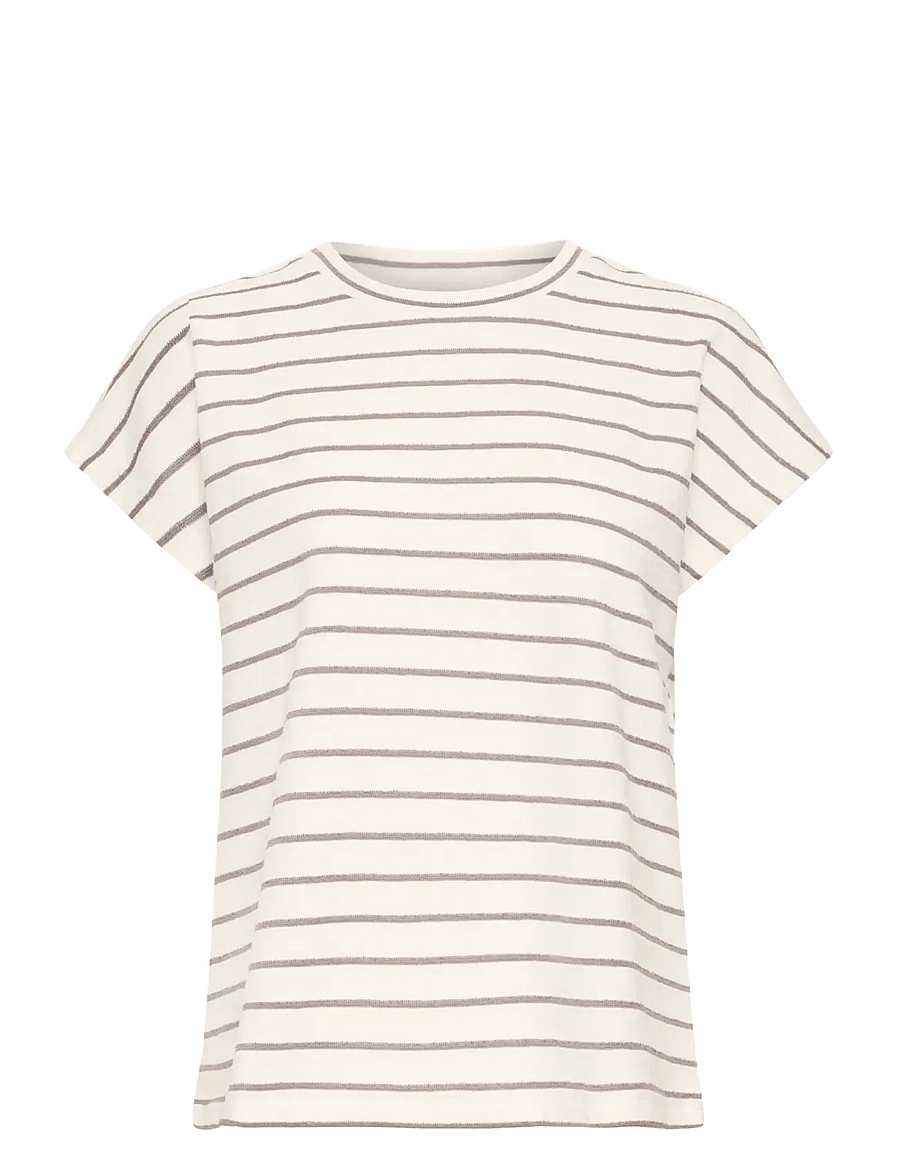 Fransa - FRFAUNA TEE 1 - t-shirts - mountain stripe - 1