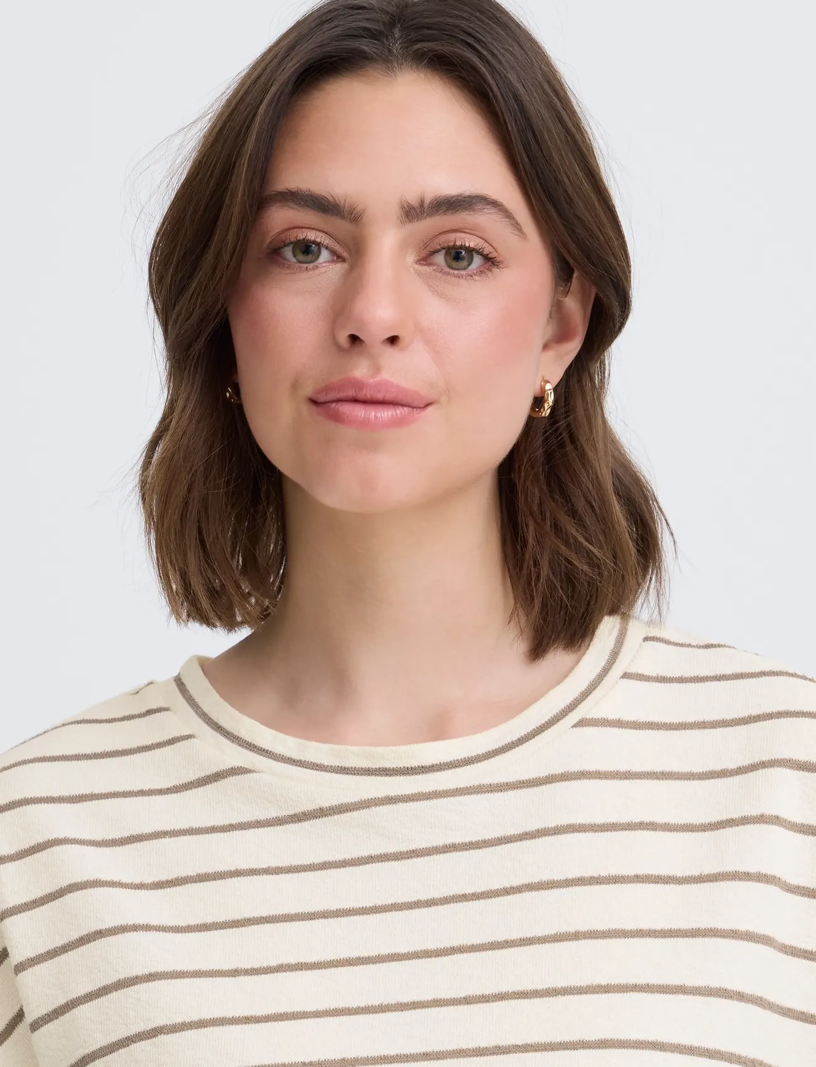Fransa - FRFAUNA TEE 1 - t-shirts - mountain stripe - 5