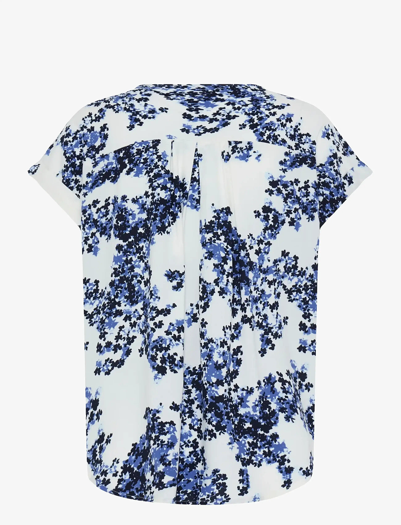 Fransa - FRHEAT BL 3 - short-sleeved blouses - soft petals nouvean navy - 2