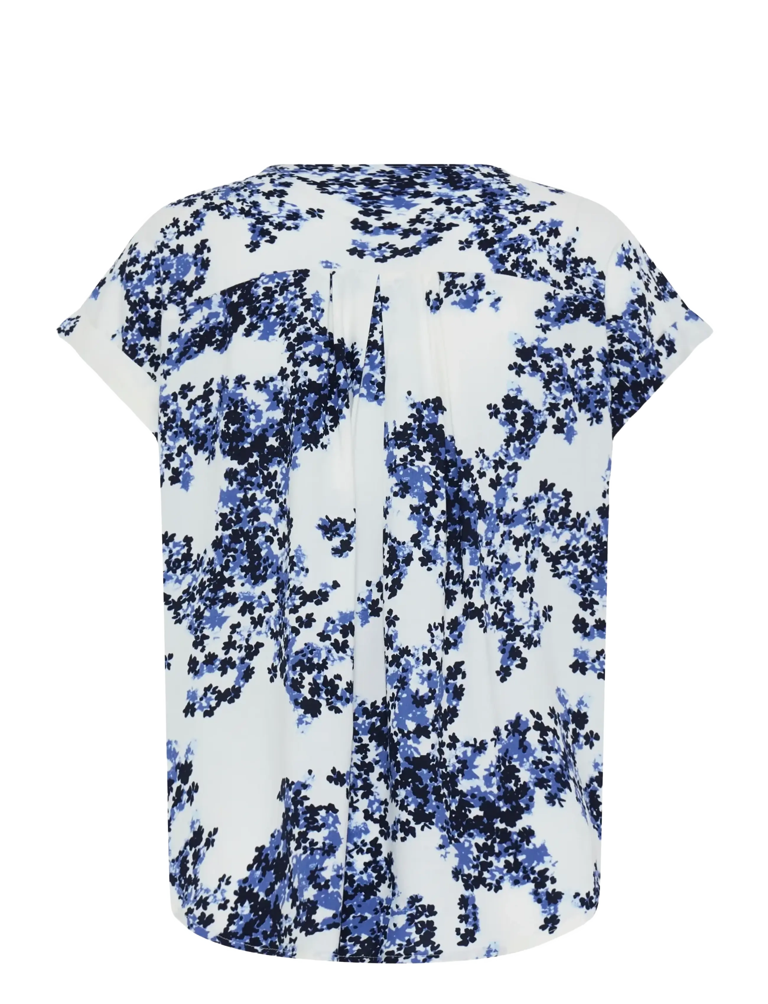 Fransa - FRHEAT BL 3 - short-sleeved blouses - soft petals nouvean navy - 2
