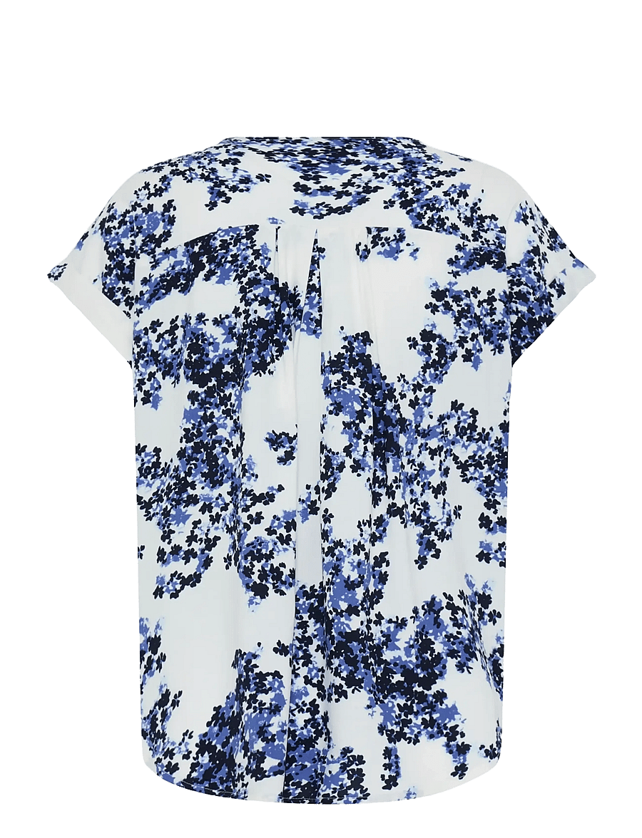 Fransa - FRHEAT BL 3 - kurzärmelige blusen - soft petals nouvean navy - 2