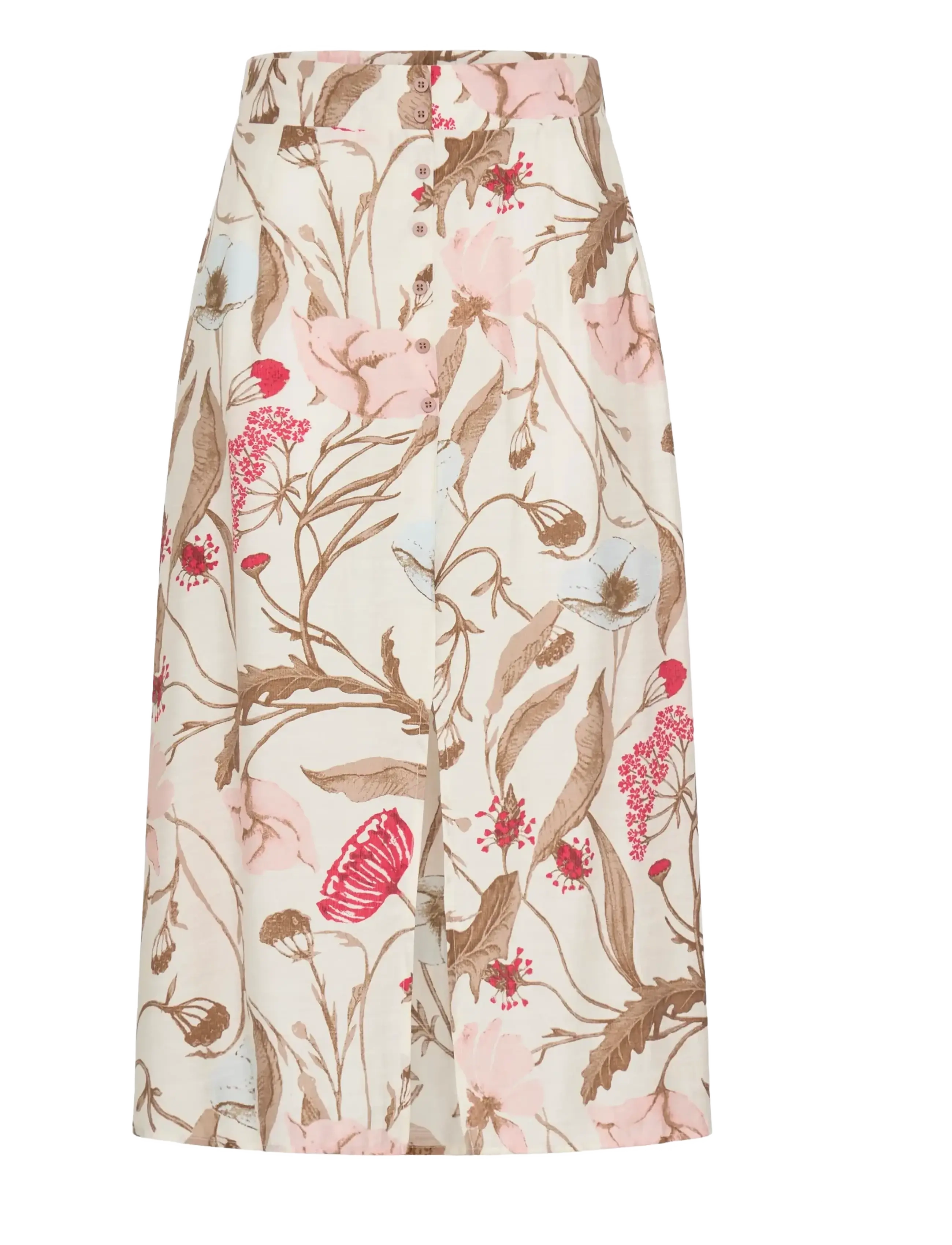 Fransa FRARIANA SK 2 - Vaatteet - SAVANNAH FLORAL / cream