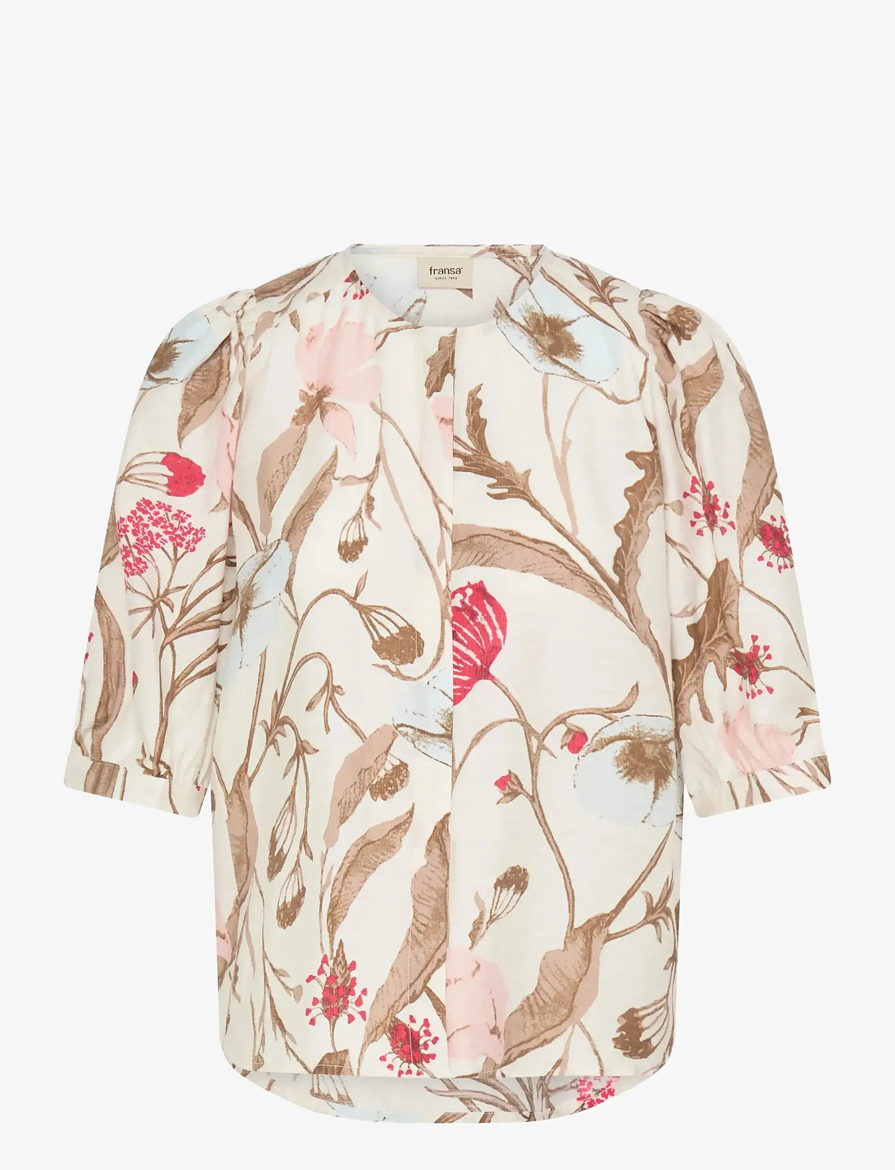 Fransa - FRARIANA SH 10 - lühikeste varrukatega pluusid - savannah floral - 1