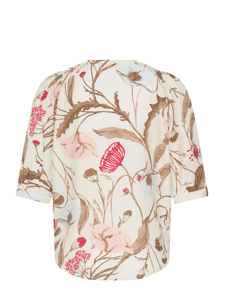 Fransa - FRARIANA SH 10 - lühikeste varrukatega pluusid - savannah floral - 2