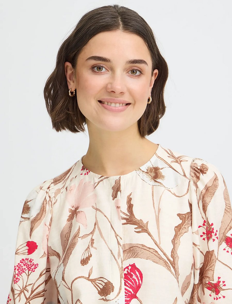 Fransa - FRARIANA SH 10 - lühikeste varrukatega pluusid - savannah floral - 5